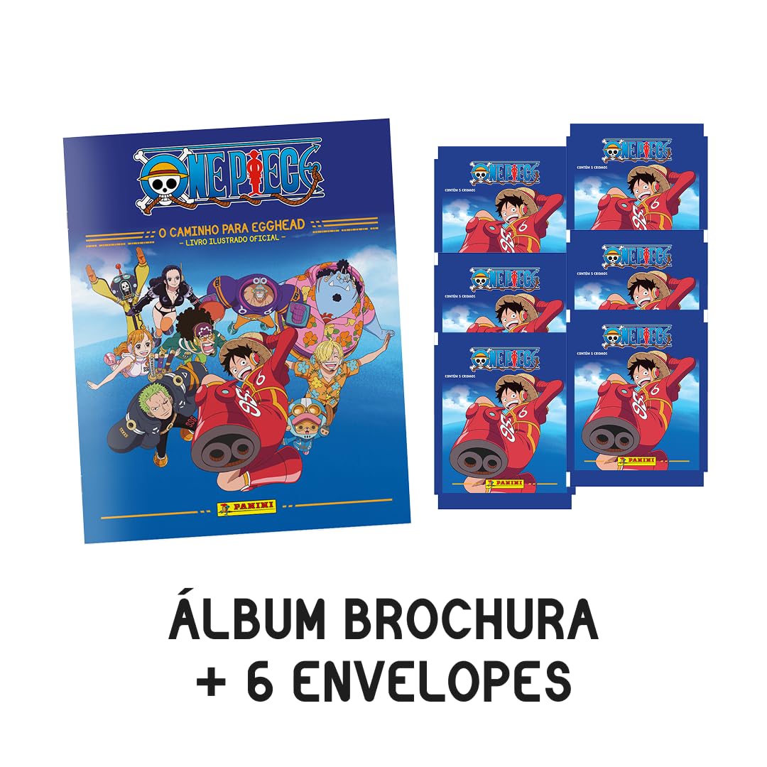 Kit C/ 1 Álbum Brochura + 6 Envelopes de Figurinhas One Piece Road To baixar livro de graça