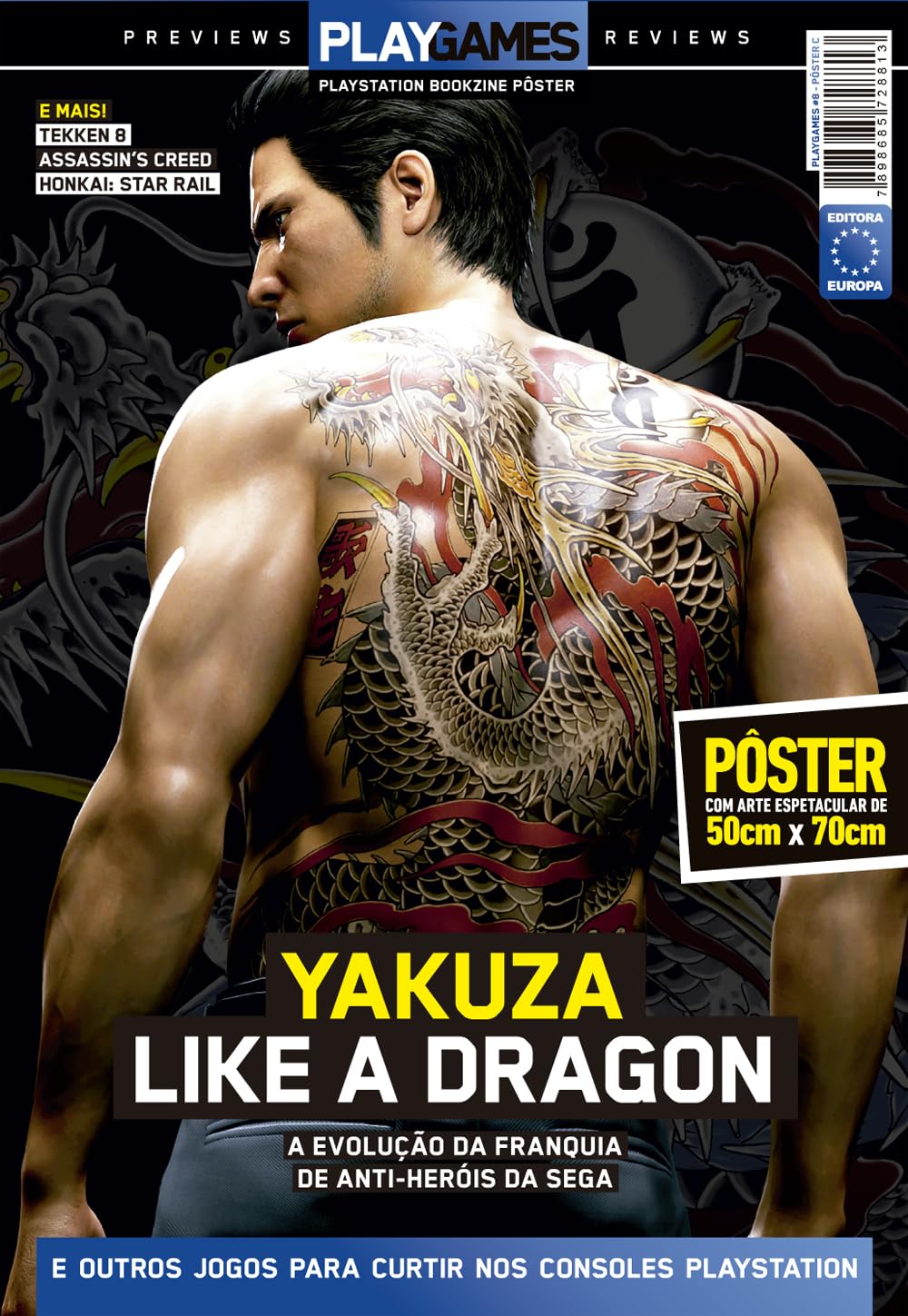 Yakuza Like a Dragon - Superpôster PlayGames baixar o livro de graça
