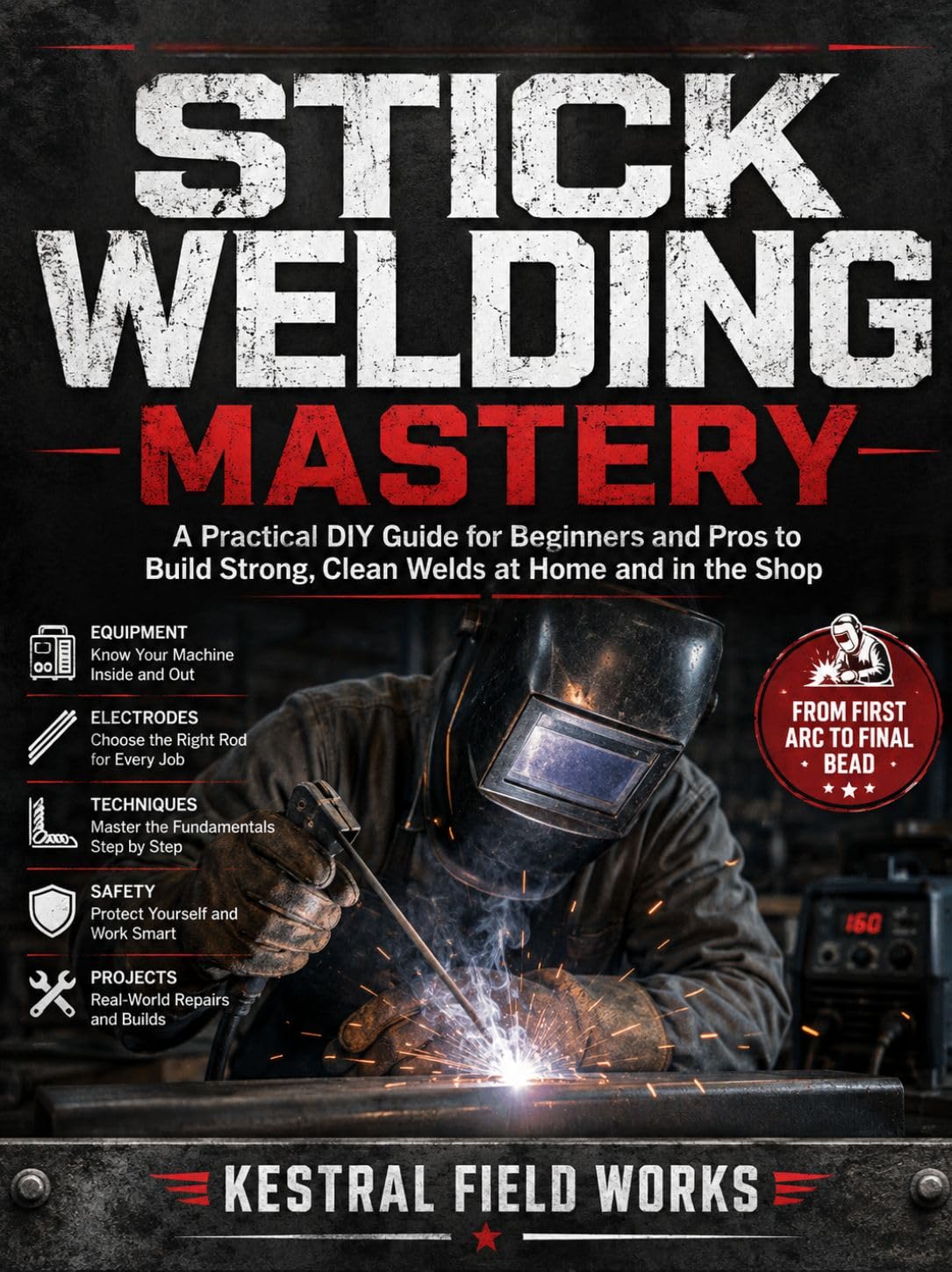 capítulo por capítulo baixar STICK WELDING MASTERY: A Practical DIY Guide for Beginners and Pros to Build Strong, Clean Welds at Home and in the Shop (English Edition)