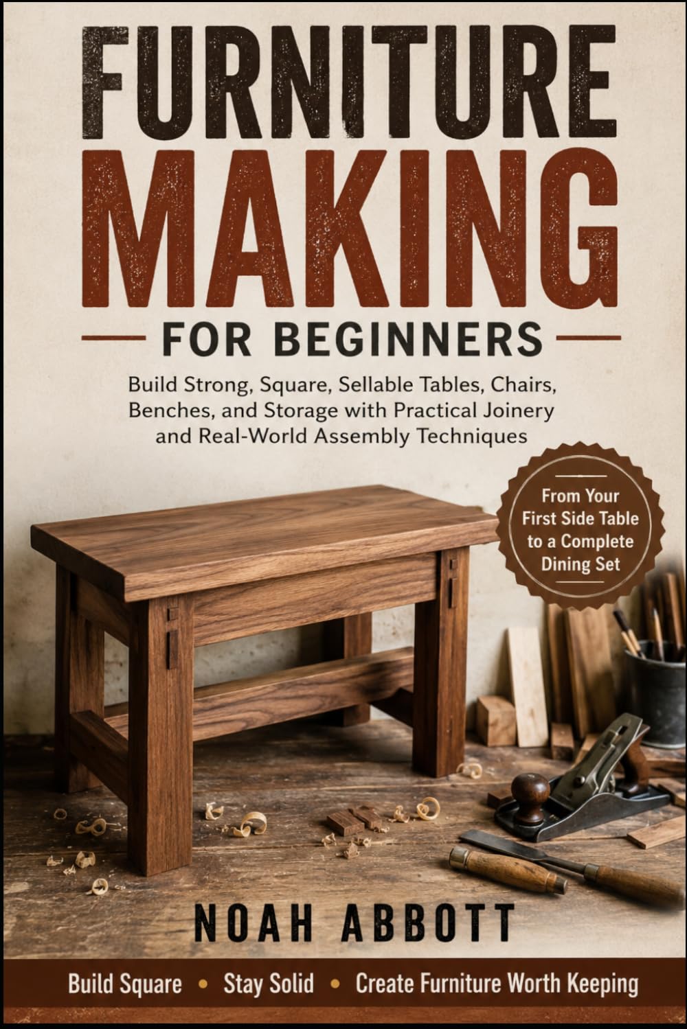 Furniture Making for Beginners: Build Strong, Square, Sellable Tables, Chairs, Benches, and Storage with Practical Joinery and Real-World Assembly Techniques baixar o livro de graça
