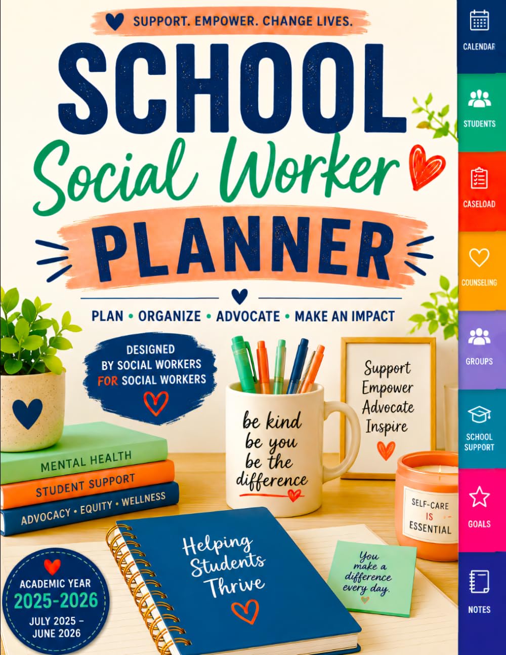 capítulo por capítulo baixar School Social Worker Planner: 2026-2027 Academic Year Organizer for Student Advocacy, Family Partnership, Referrals, Attendance Support, and Case Follow-Up
