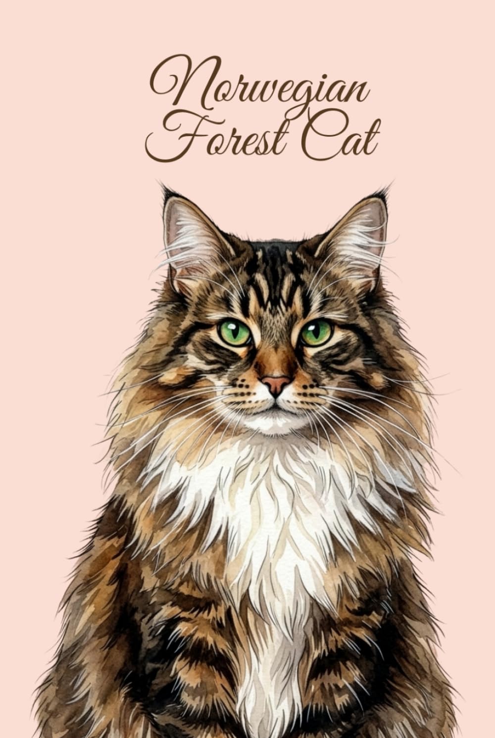 Lined Notebook 6x9: Norwegian Forest Cat Notebook for Studying, Work, Note Taking | Cute Watercolor Cat Portrait Journal for School, College,... Lover Gift for Women, Men, Teens (Cat breeds) baixar o livro de graça