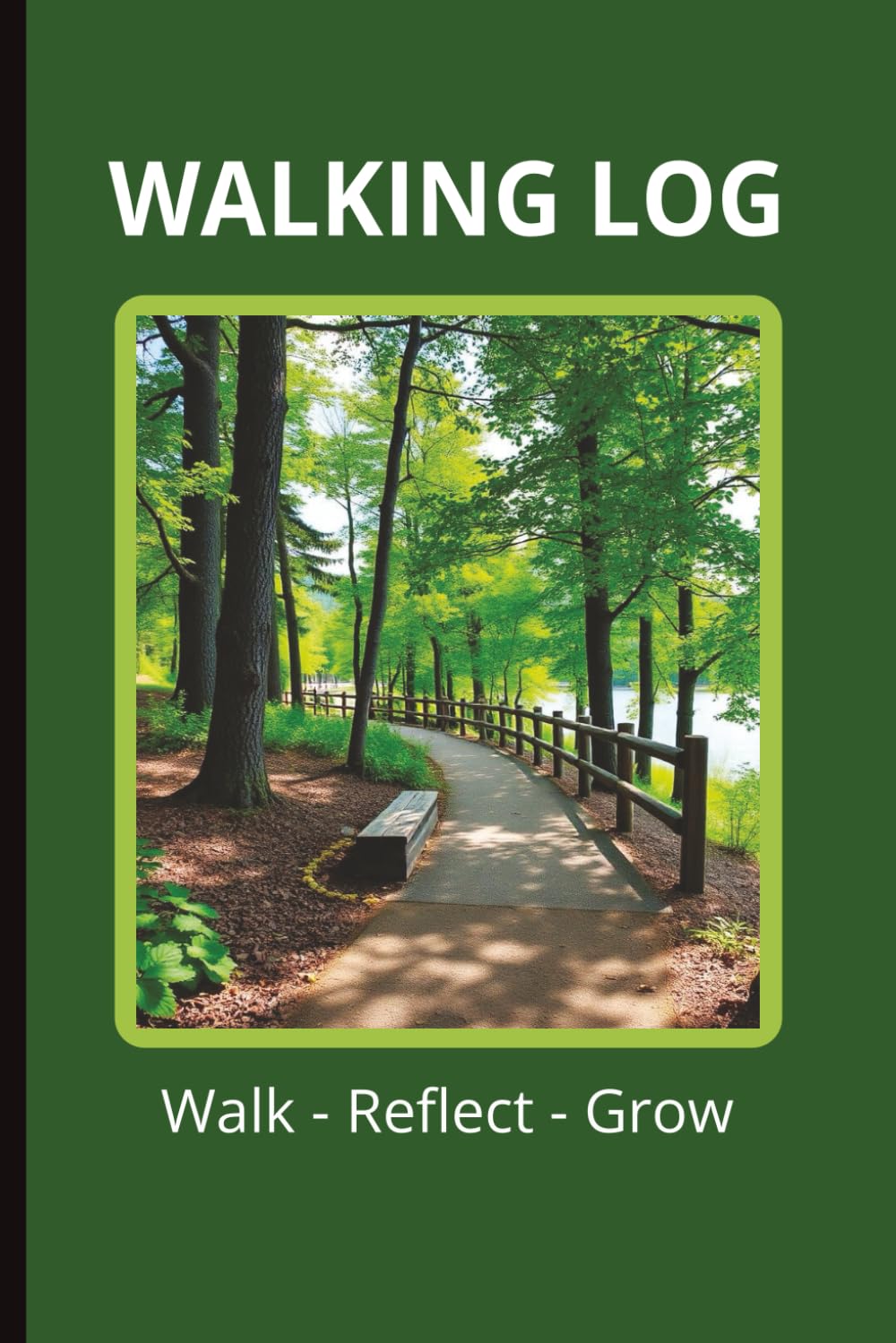 ler totalmente Walking Log Book: Journal for Tracking daily walks, Date, Time, Distance, Steps, and Body Measurements - 9"x 6"