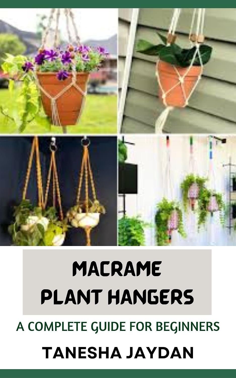 MACRAME PLANT HANGERS: A COMPLETE GUIDE FOR BEGINNERS (English Edition) baixar livro de graça