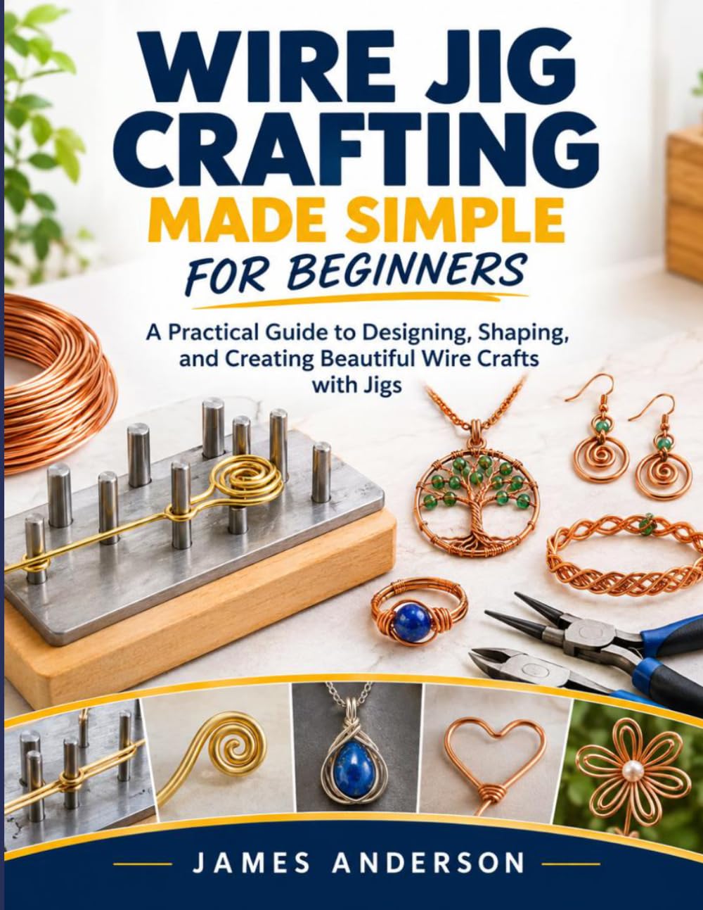 WIRE JIG CRAFTING MADE SIMPLE FOR BEGINNERS: A Practical Guide to Designing, Shaping, and Creating Beautiful Wire Crafts with Jigs baixar livro de graça