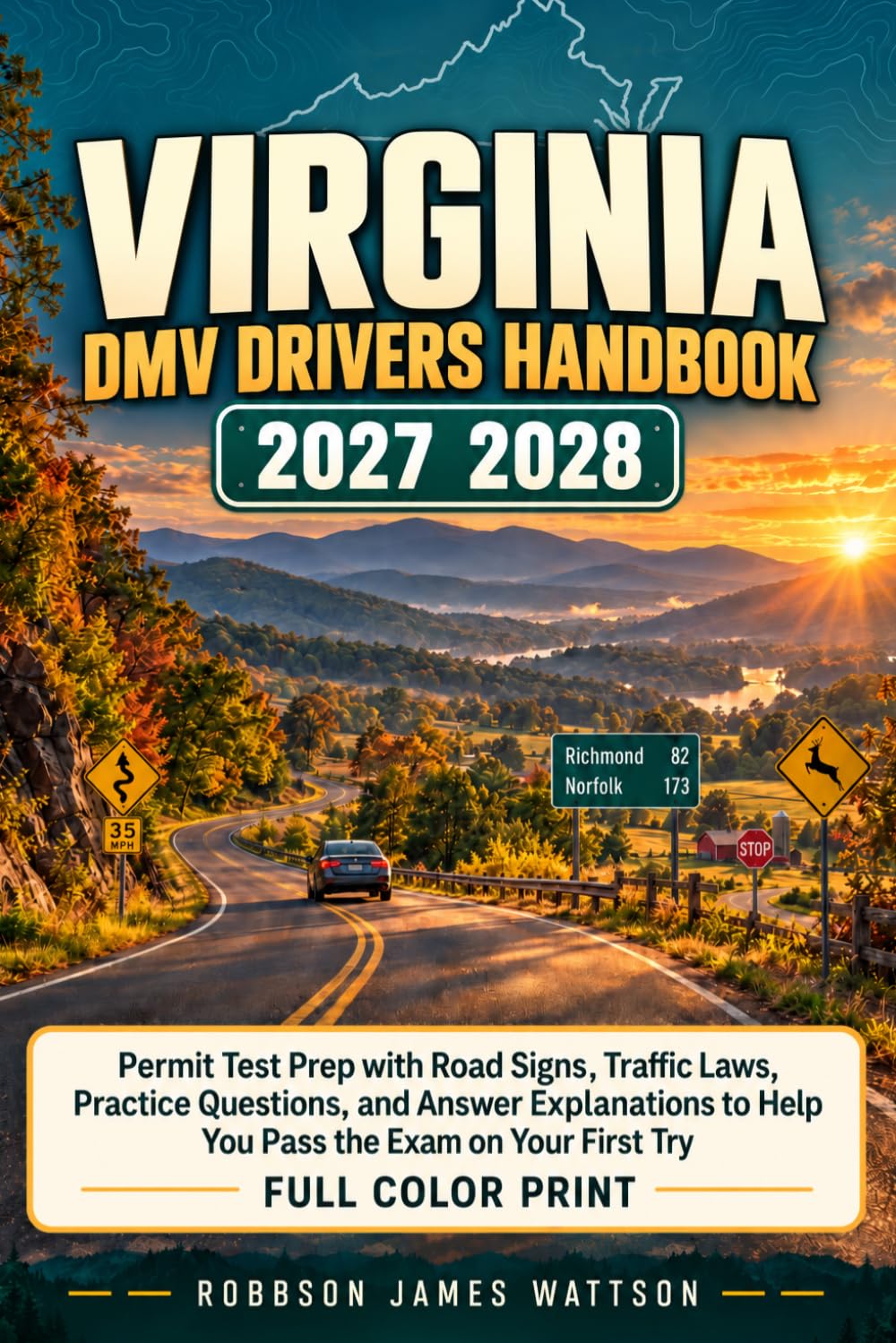 ler totalmente Virginia DMV Drivers Handbook 2027 2028: Permit Test Prep with Road Signs, Traffic laws, Practice Questions, and Answers Explanations to Help you Pass the Exam in Your first try