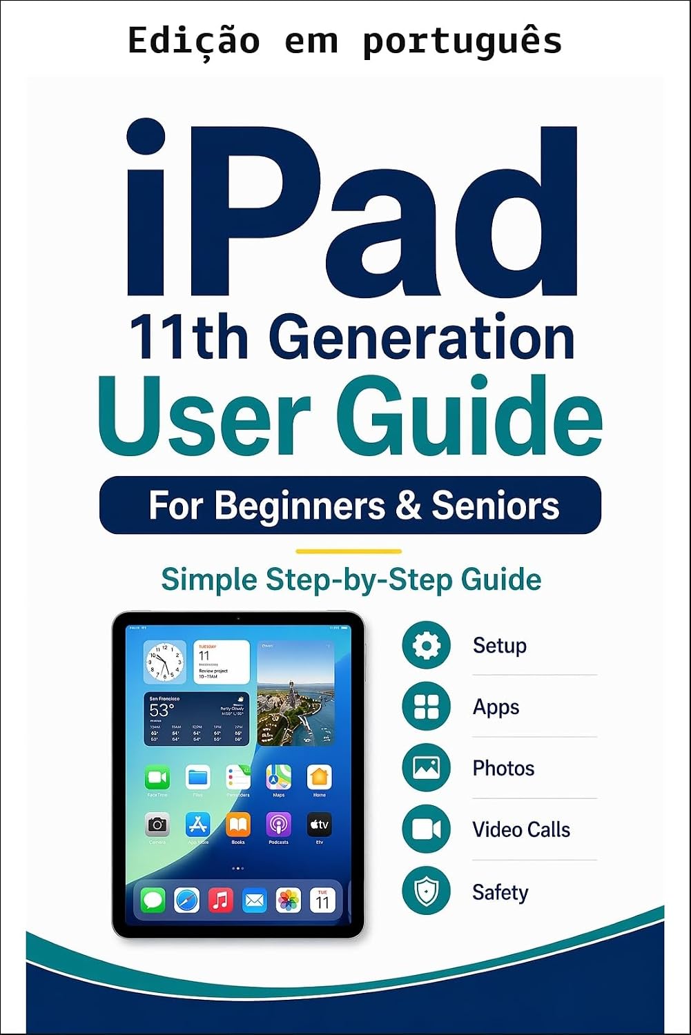 ler totalmente Guia do usuário do iPad de 11ª geração para iniciantes e idosos