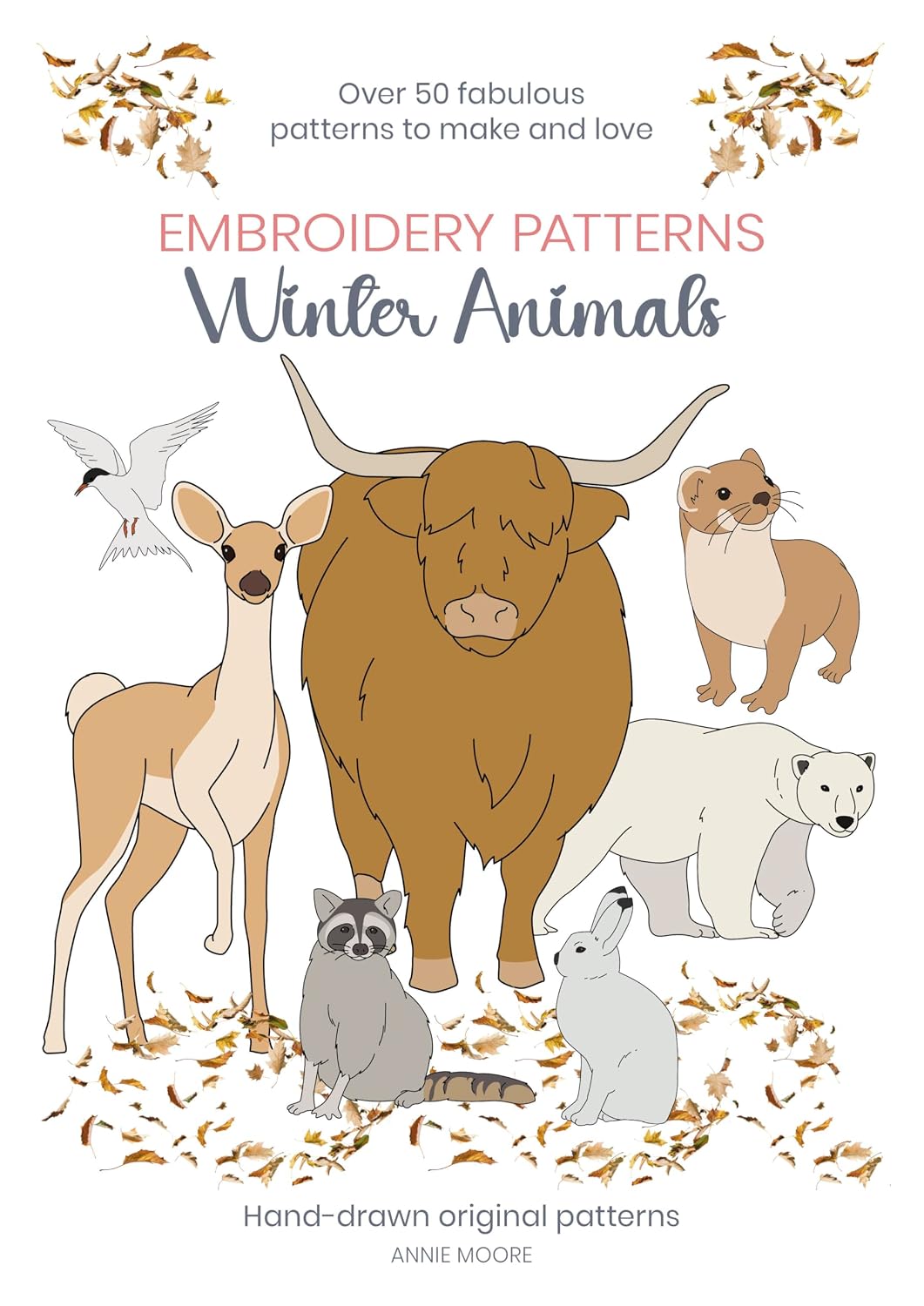 ler totalmente Crafting Patterns: Embroidery Patterns Winter Animals: Over 50 Fabulous Patterns to Make & Love (English Edition)