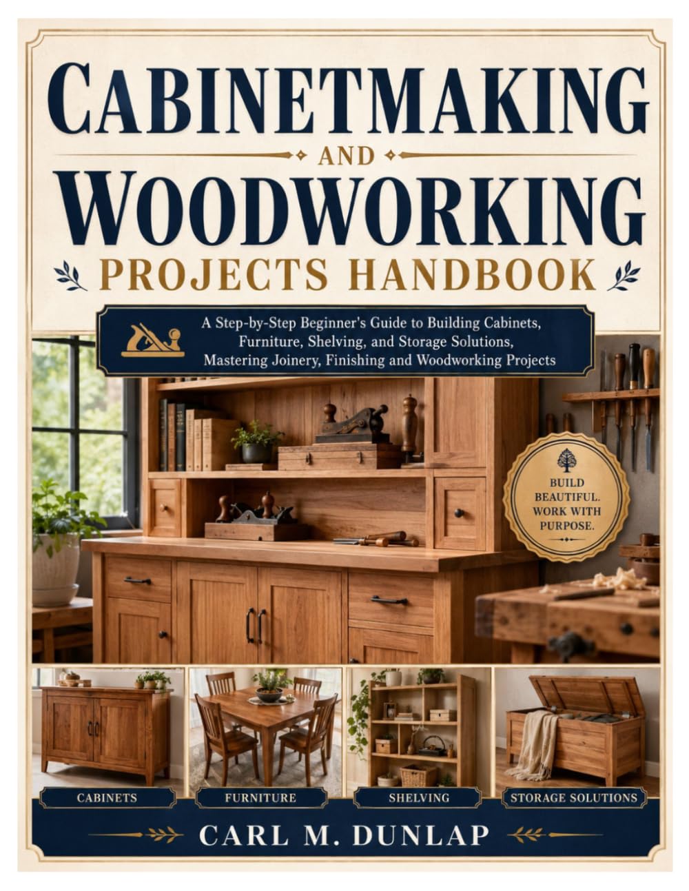 Cabinetmaking and Woodworking Projects Handbook: A Step-by-Step Beginner's Guide to Building Cabinets, Furniture, Shelving, and Storage Solutions, Mastering Joinery, Finishing and Woodworking Projects baixar o livro de graça