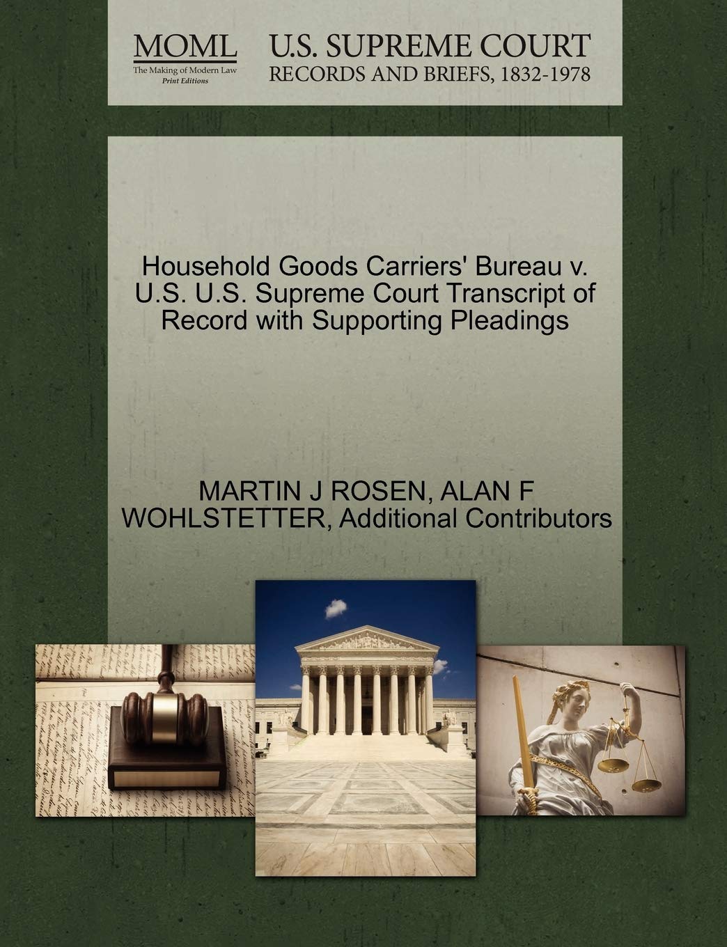 Household Goods Carriers' Bureau v. U.S. U.S. Supreme Court Transcript of Record with Supporting Pleadings baixar livro de graça