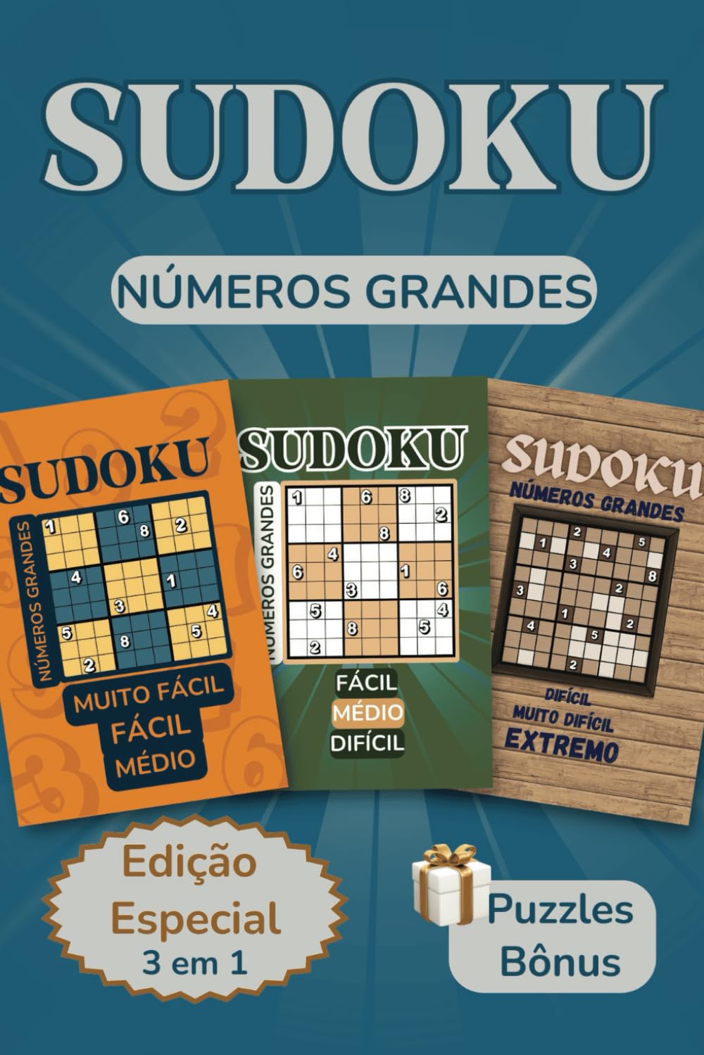 capítulo por capítulo baixar Sudoku para Adultos (Edição Especial 3 em 1): Grandes Desafios do Muito Fácil ao Extremo, com Soluções Incluídas. 3 Livros Reunidos em 1 Edição Extraordinária (Portuguese Edition)