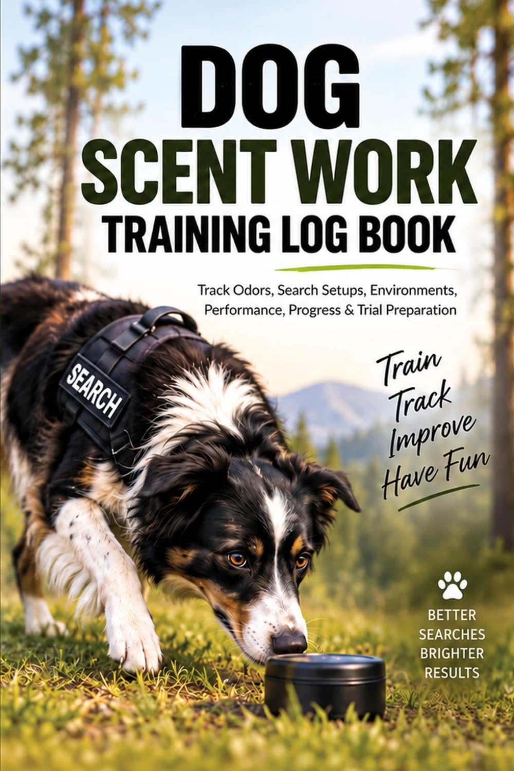 Dog Scent Work Training Log Book: Track Odors, Search Setups, Environments, Performance, Progress & Trial Preparation baixar o livro de graça