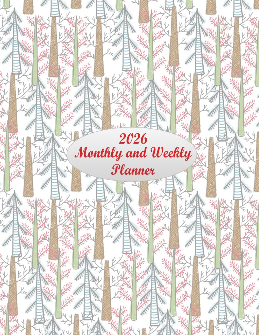 ler totalmente 2026 Monthly and Weekly Planner: 12 Month Schedule Organizer 2026 year Calendar and Holiday, Large size,Minimalist layout