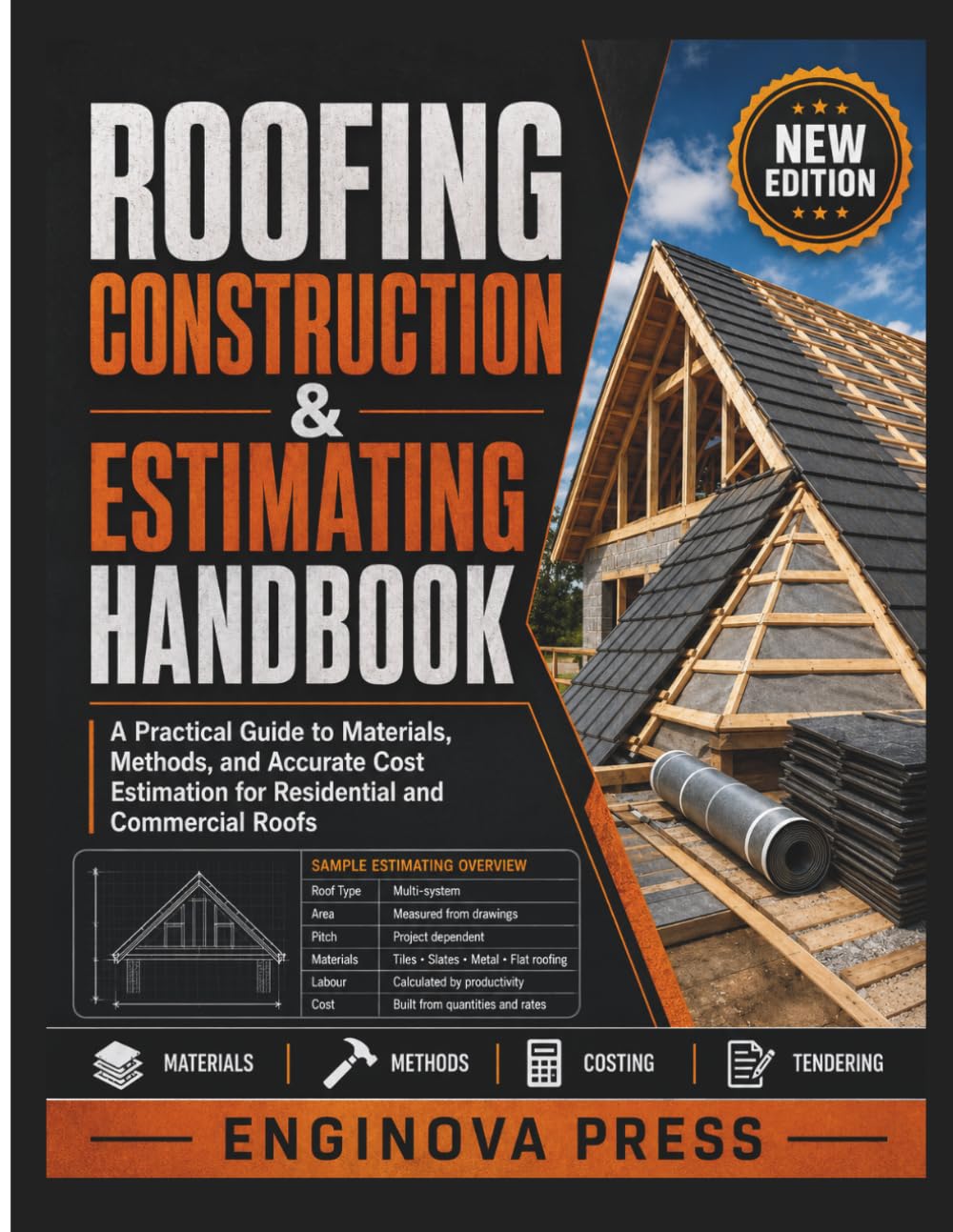 Roofing Construction & Estimating Handbook: A Practical Guide to Materials, Methods, and Accurate Cost Estimation for Residential and Commercial Roofs baixar livro de graça
