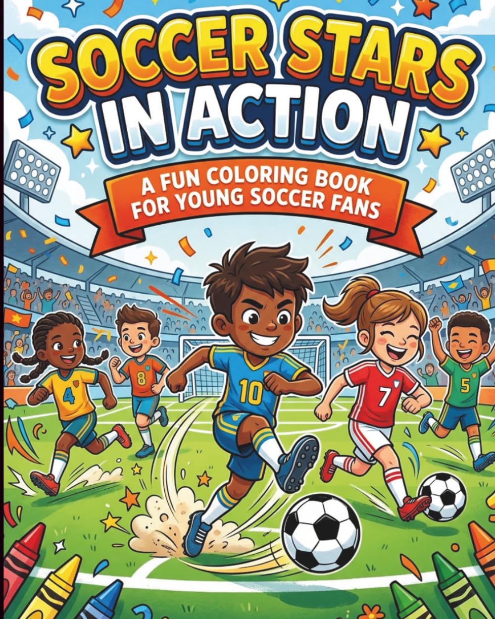 capítulo por capítulo baixar Soccer Stars in Action: A Fun Coloring Book for Young Soccer Fans