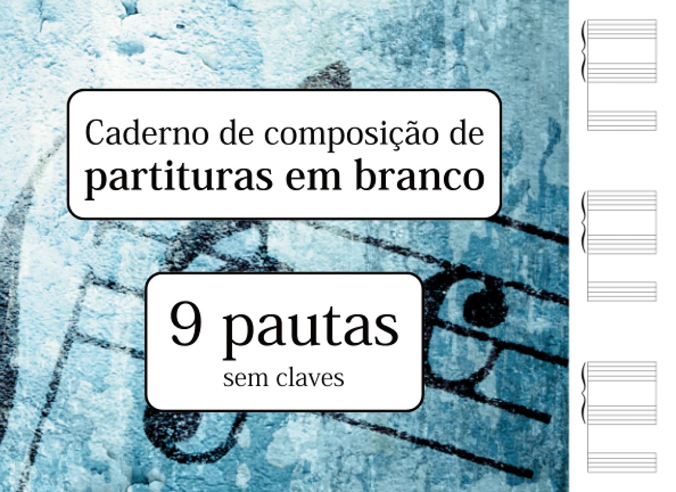 capítulo por capítulo baixar Caderno de composição de partituras em branco - 9 pautas sem claves (Portuguese Edition)