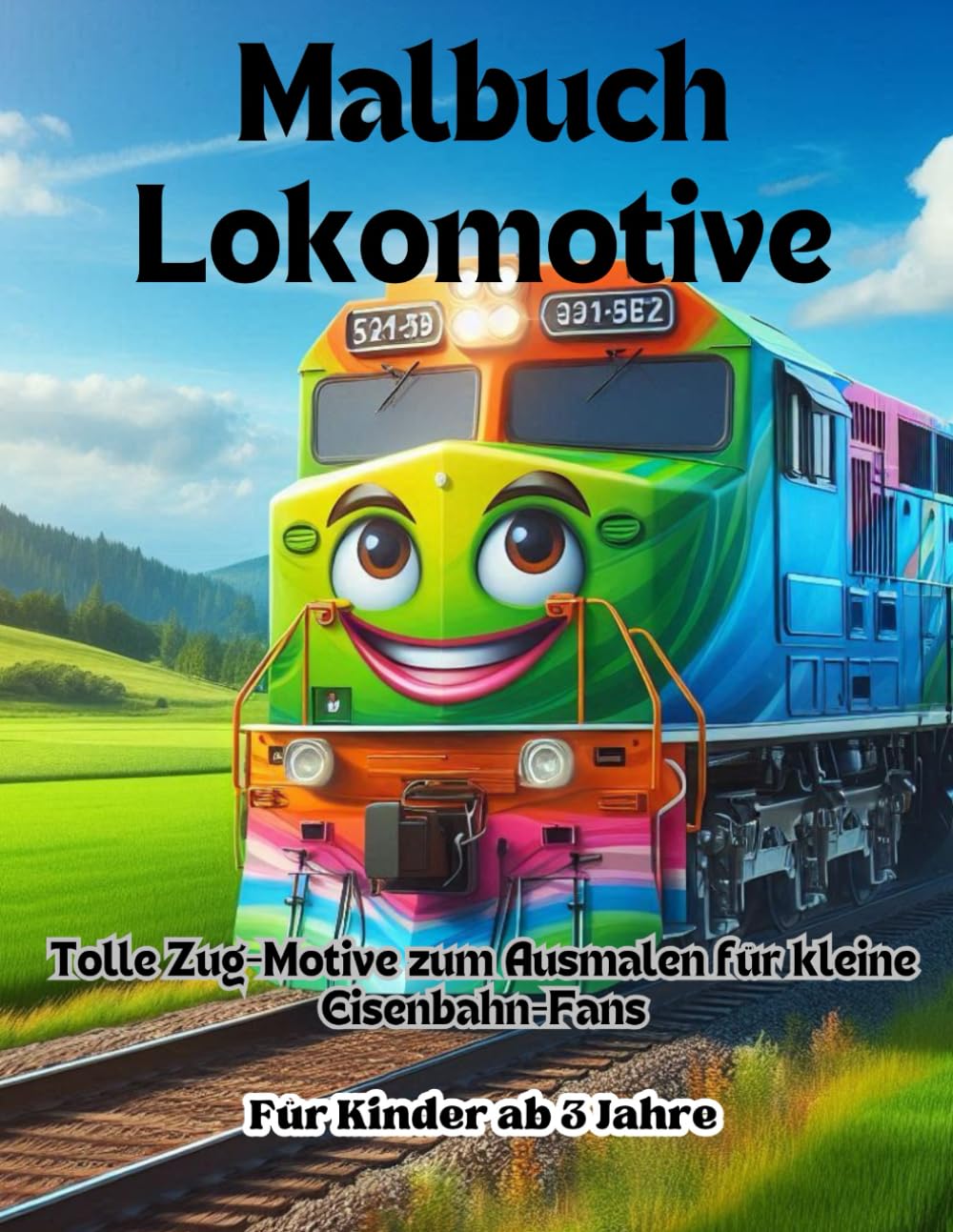 capítulo por capítulo baixar Malbuch Lokomotive: Tolle Zug-Motive zum Ausmalen für kleine Eisenbahn-Fans ab 3 Jahren (German Edition)