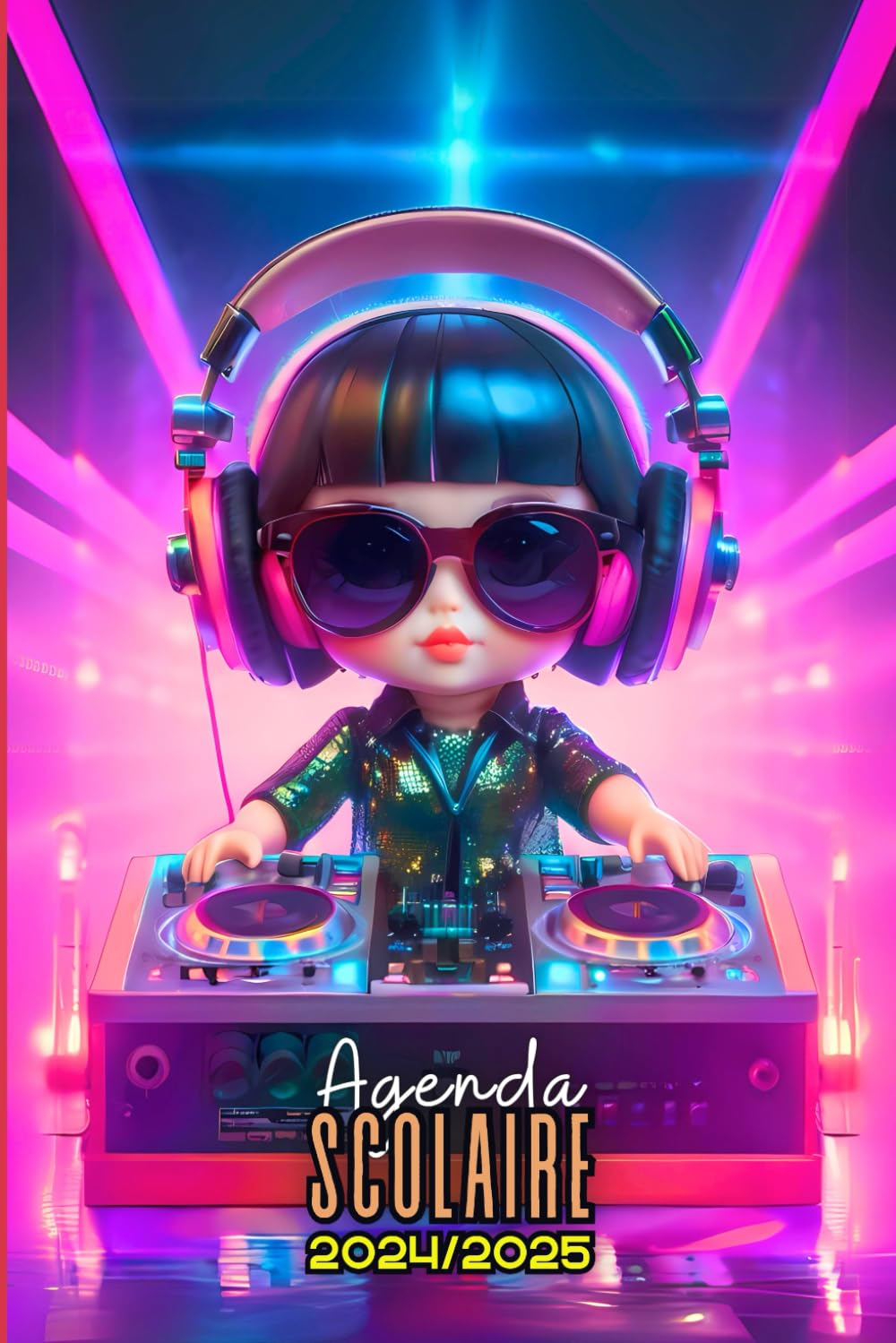 capítulo por capítulo baixar Agenda Scolaire Poupée 2024 2025: Fille, Couverture Kawaii DJ Doll, 1 Jour par Page Organiseur Planificateur A5 Étudiant Primaire, Collège, Lycée (French Edition)