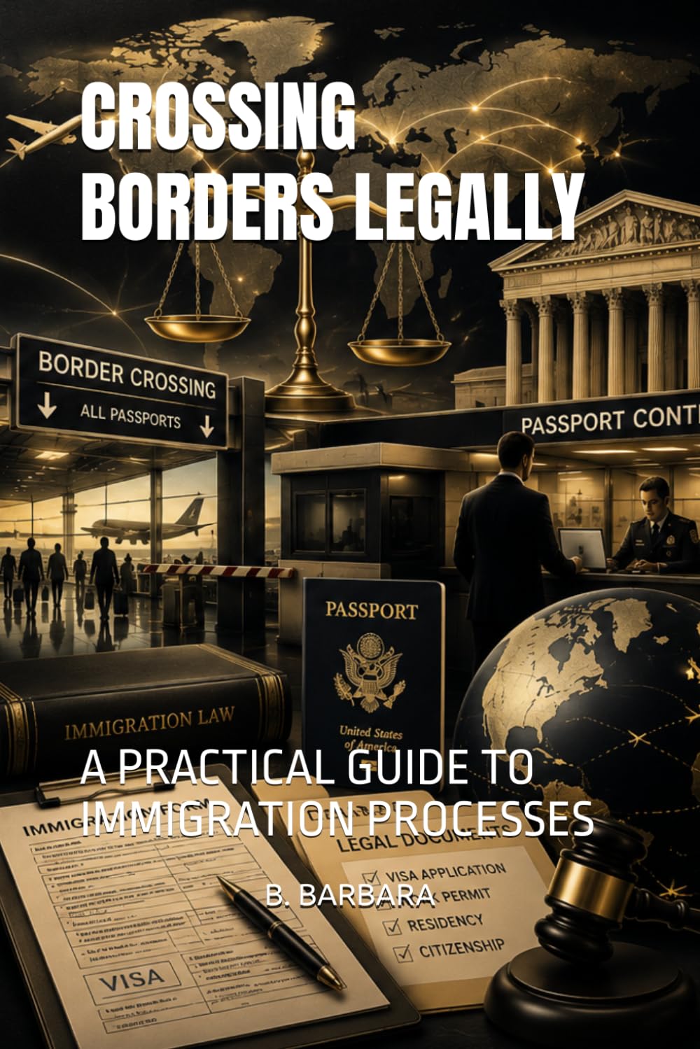 ler totalmente CROSSING BORDERS LEGALLY: A PRACTICAL GUIDE TO IMMIGRATION PROCESSES