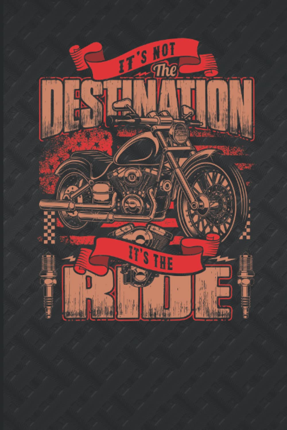 Motorbike Themed Notebook blanked lined Journal.: It's not the destination, It's the ride baixar o livro de graça