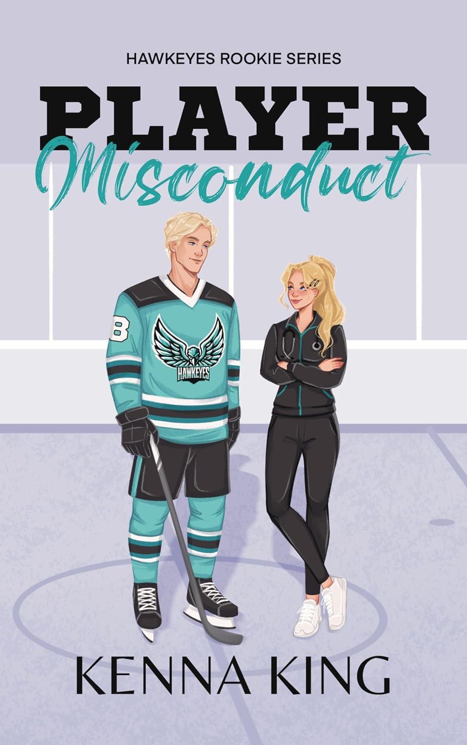 ler totalmente Player Misconduct: Accidental Pregnancy Hockey Romance (Rookie Hawkeyes Series Book 4) (English Edition)