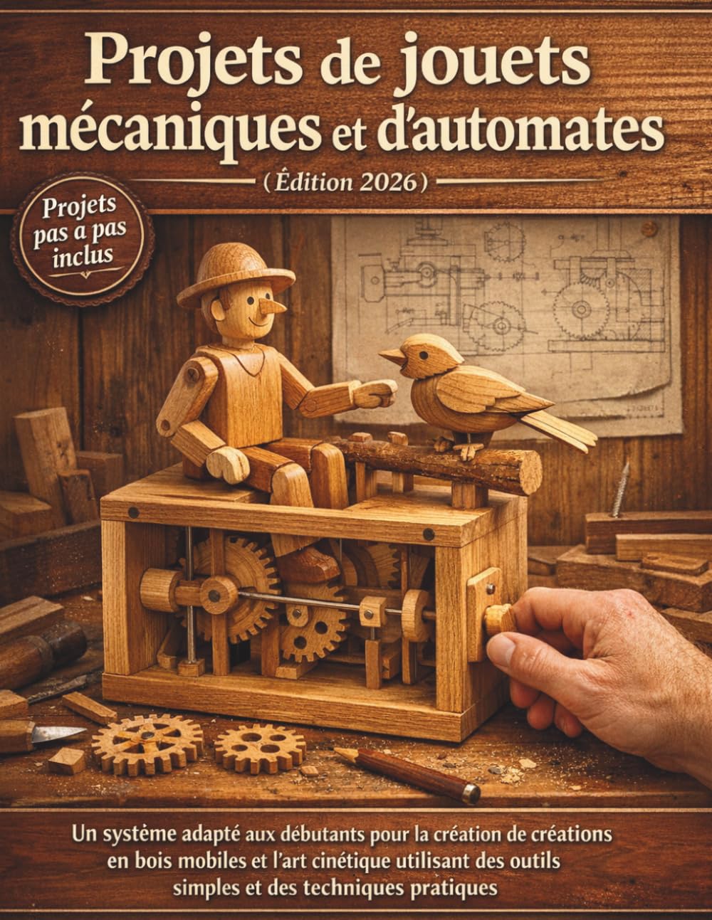 ler totalmente Projets de jouets mécaniques et d'automates (Édition 2026): Un système adapté aux débutants pour la création de créations en bois mobiles et l'art... et des techniques pratiques (French Edition)