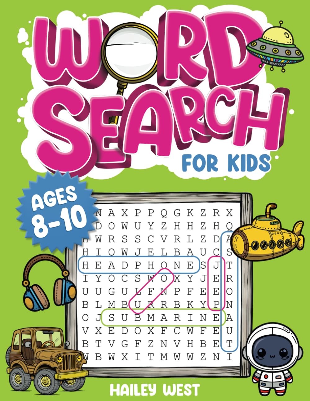ler totalmente Word Search for Kids Ages 8-10: Discover 100 Exciting Word Search Puzzles for Young Explorers: Enhancing Vocabulary and Cognitive Skills!