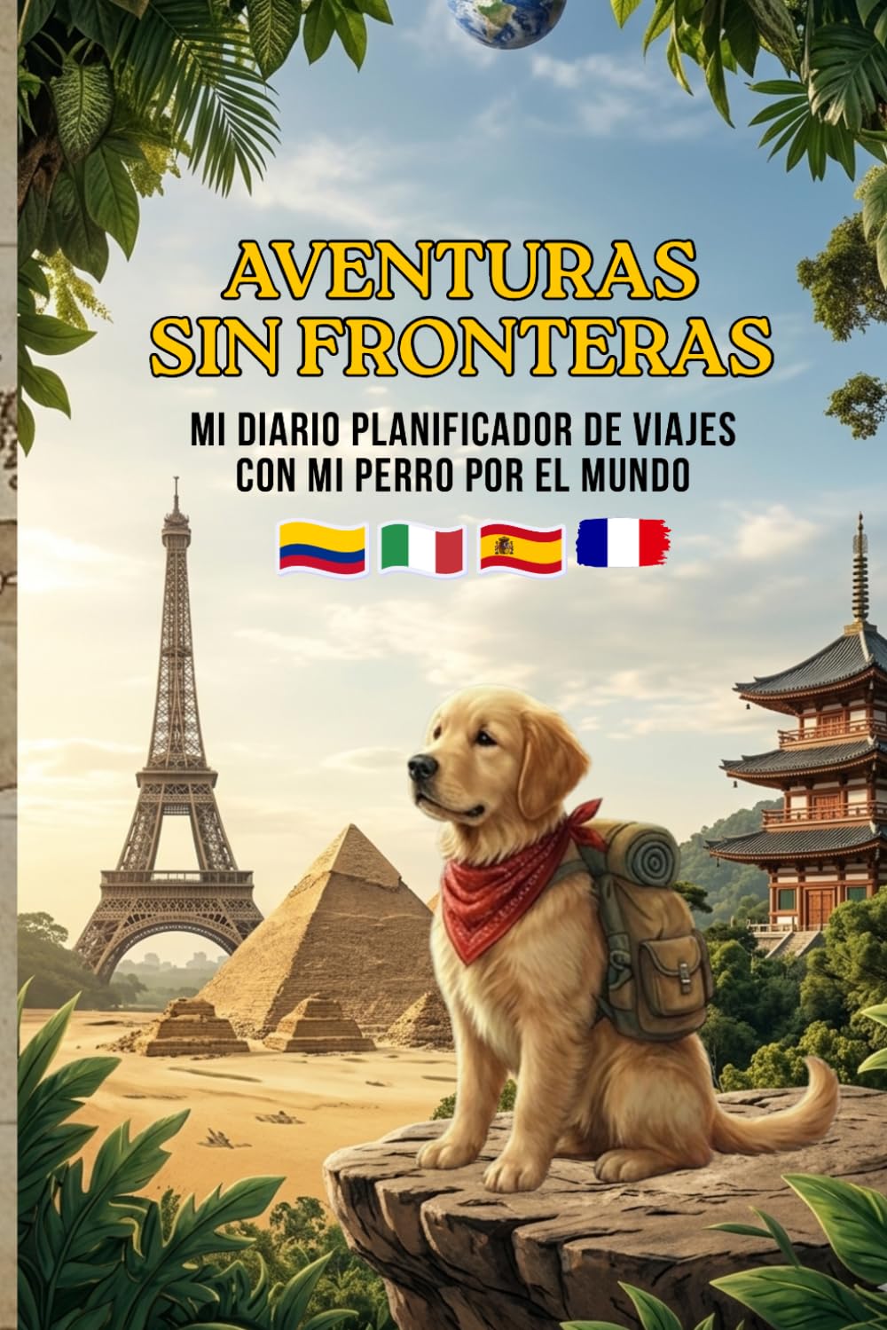 AVENTURAS SIN FRONTERAS: Mi diario y planificador de viajes con mi perro por el mundo (Spanish Edition) baixar o livro de graça