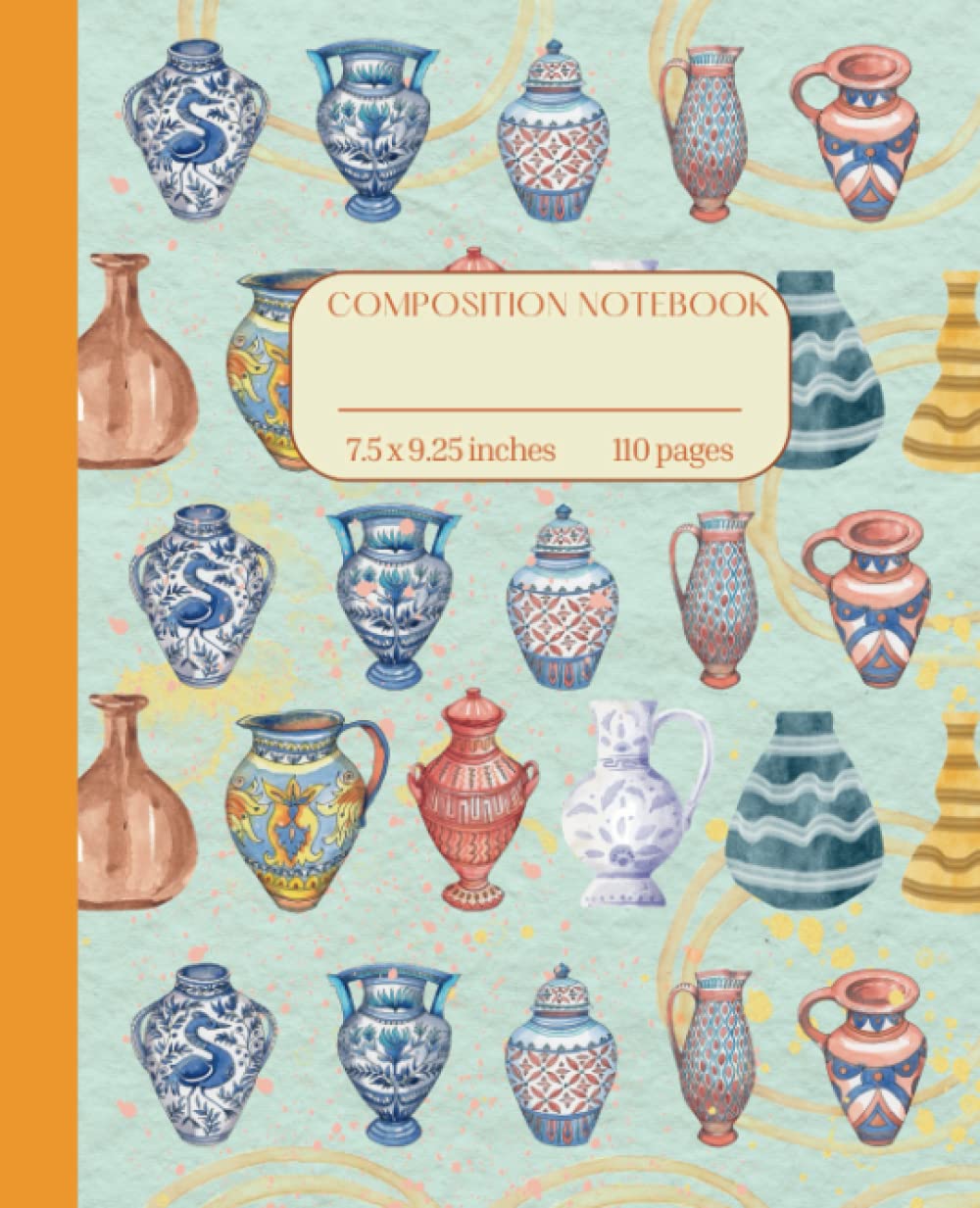 ler totalmente Composition Notebook College Ruled: Vase Collection Illustration | Awesome Journal For School, College, Office, Work | 110 Pages