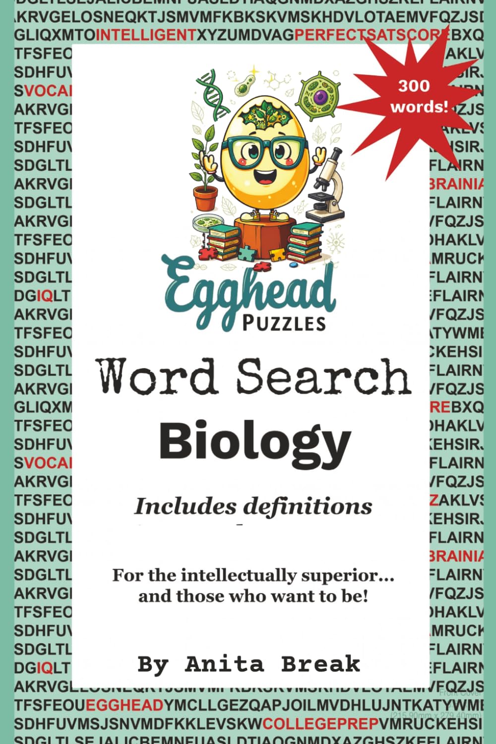 Egghead Puzzles Word Search — Biology (With Definitions): Pre-med Students, Nursing School Gift (Egghead Word Searches) baixar livro de graça