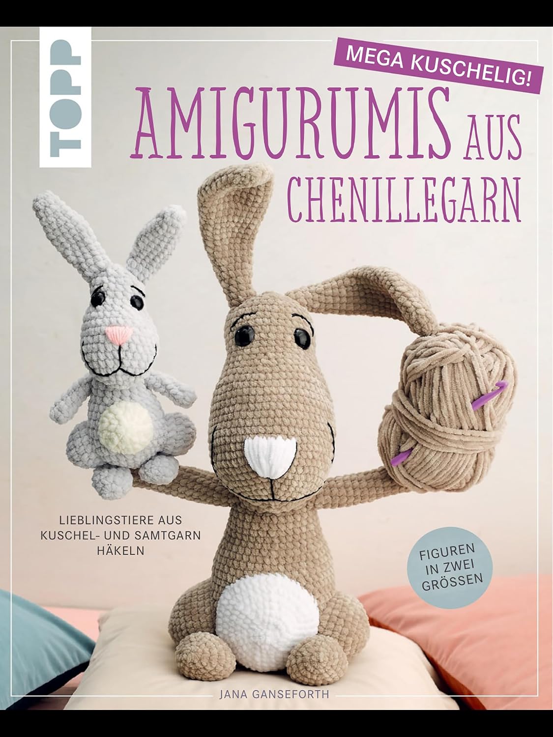 capítulo por capítulo baixar Amigurumis aus Chenillegarn - mega kuschelig!: Lieblingstiere aus Kuschel- und Samtgarn häkeln. Figuren in zwei Größen (German Edition)
