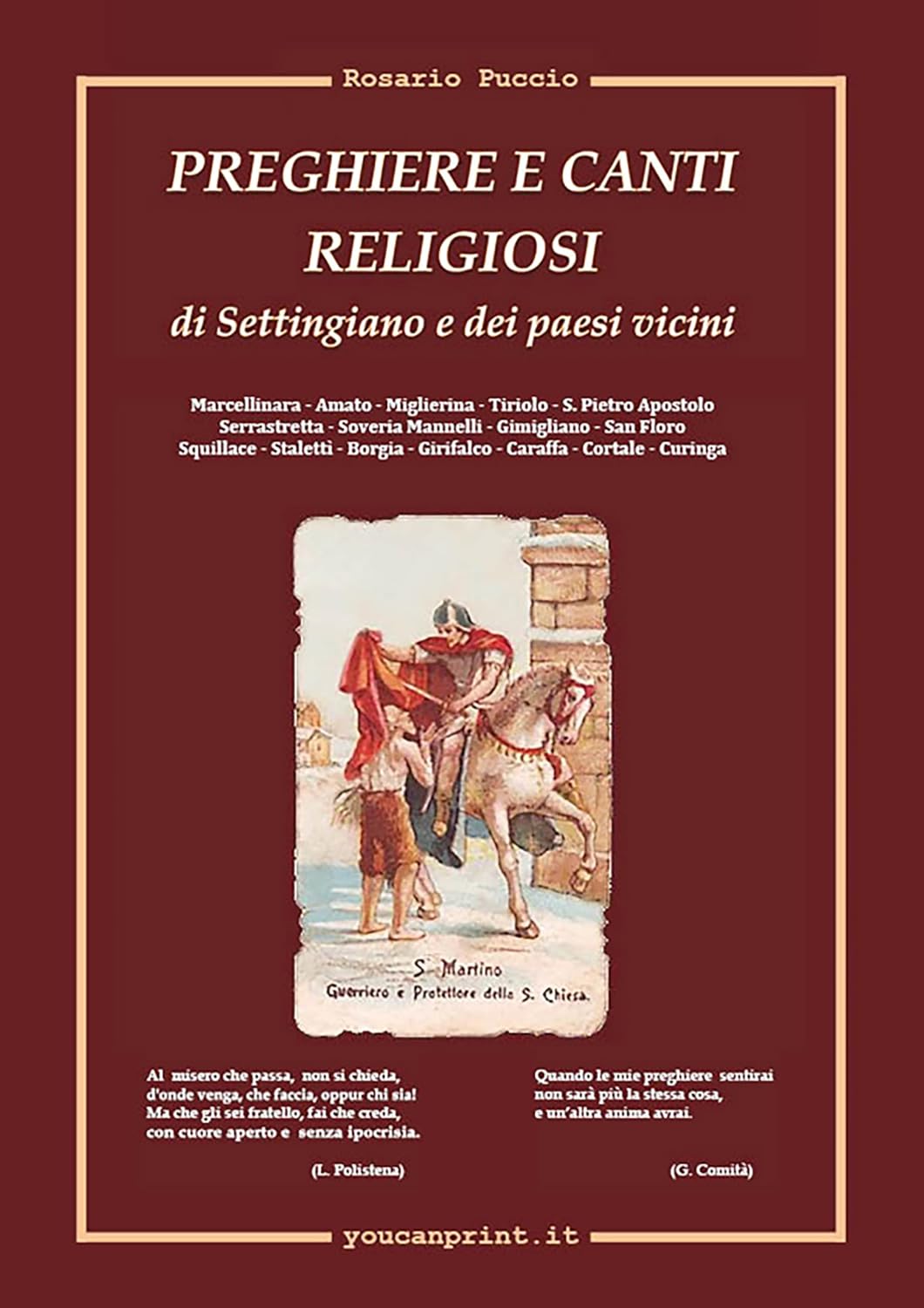 ler totalmente PREGHIERE E CANTI RELIGIOSI di Settingiano e dei paesi vicini (Italian Edition)