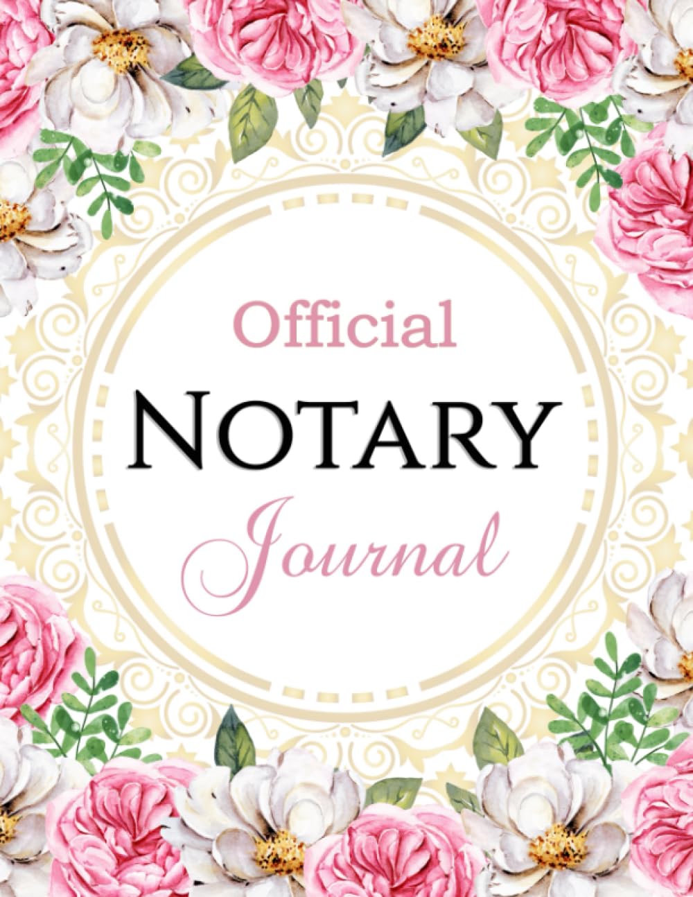 Notary Journal: Official Public Notary Log Book to Record 200 Notarial Acts | Notaries and Signing Agents | For Women | Pink Floral - White baixar livro de graça