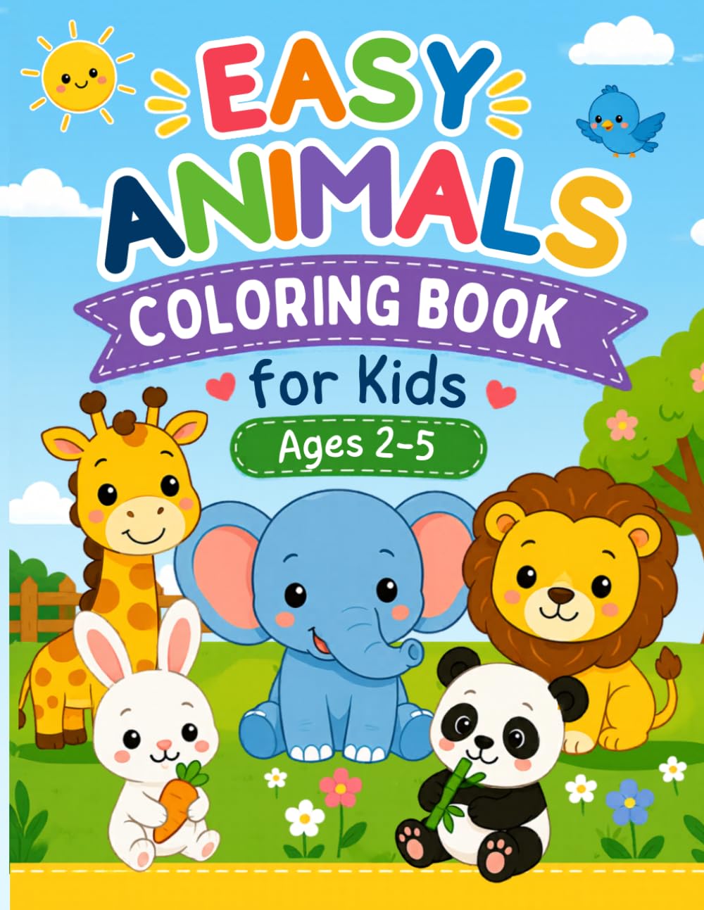 capítulo por capítulo baixar Easy Animals Coloring Book for Kids Ages 2-5