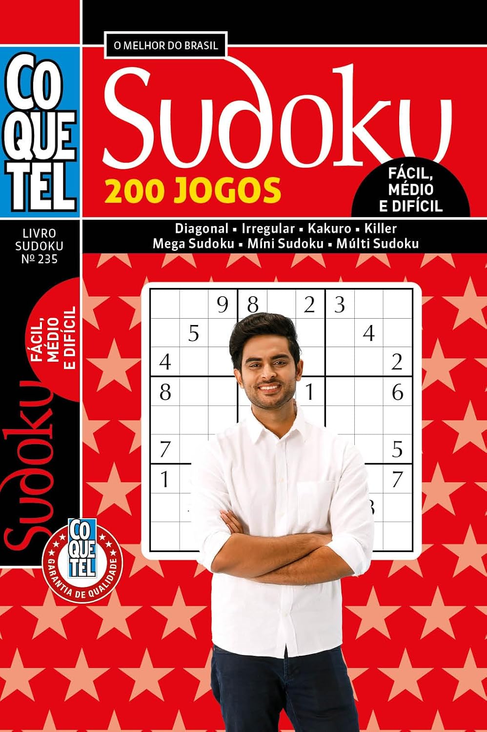 capítulo por capítulo baixar Livro Coquetel Sudoku 235: Níveis fácil, médio e difícil