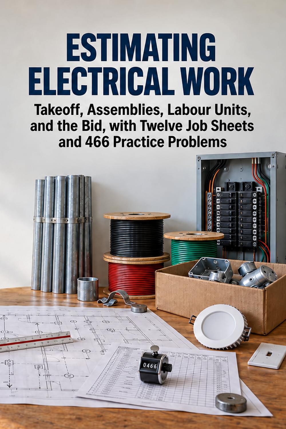ler totalmente Estimating Electrical Work: Takeoff, Assemblies, Labour Units, and the Bid, with Twelve Job Sheets and 466 Practice Problems
