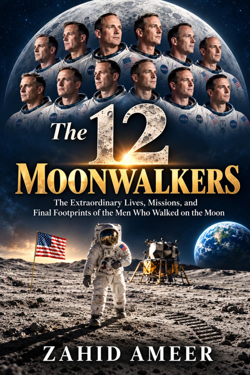 The 12 Moonwalkers: The Extraordinary Lives, Missions, and Final Footprints of the Men Who Walked on the Moon