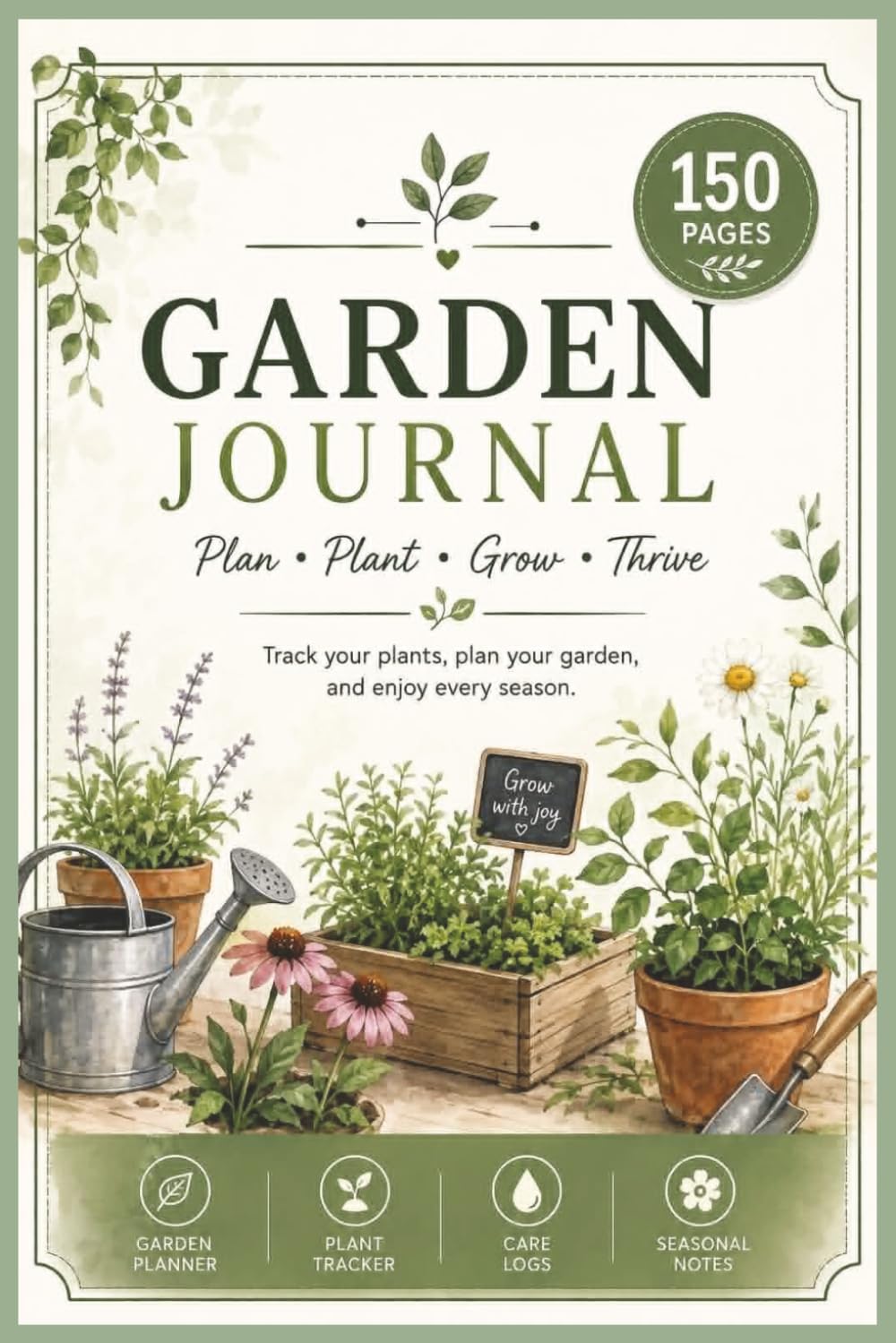 Garden Journal Notebook: 150 pages about Garden Planning, Plant Tracking | Lawn Care & Notes | Gardener's Logbook | Organizer for gardeners….Gift for Plant Lovers baixar o livro de graça