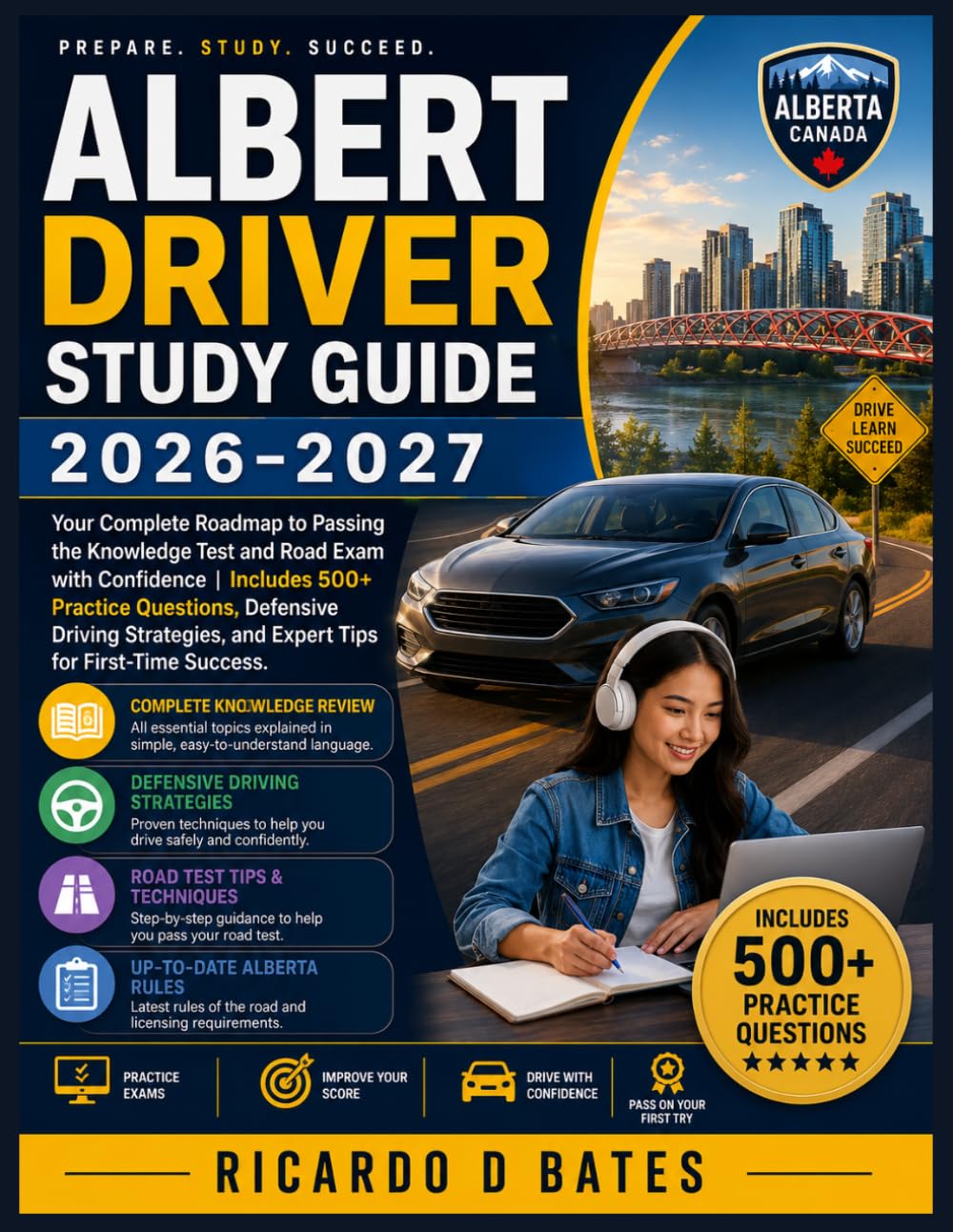 capítulo por capítulo baixar Albert Driver Study Guide 2026-2027: Your Complete Roadmap to Passing the Knowledge Test and Road Exam with Confidence | Includes 500+ Practice... and Expert Tips for First-Time Success