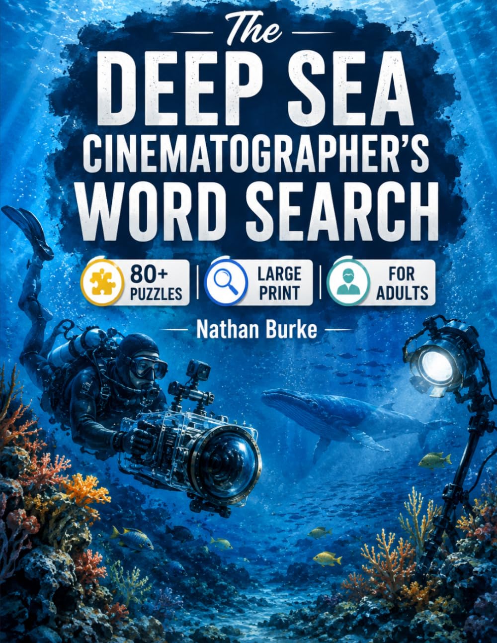 ler totalmente The Deep Sea Cinematographer's Word Search: 80 Challenging Puzzles for Adults and Seniors | Underwater Lighting and Scuba Gear Themes | Large Print... | Solutions Included Brain Exercise