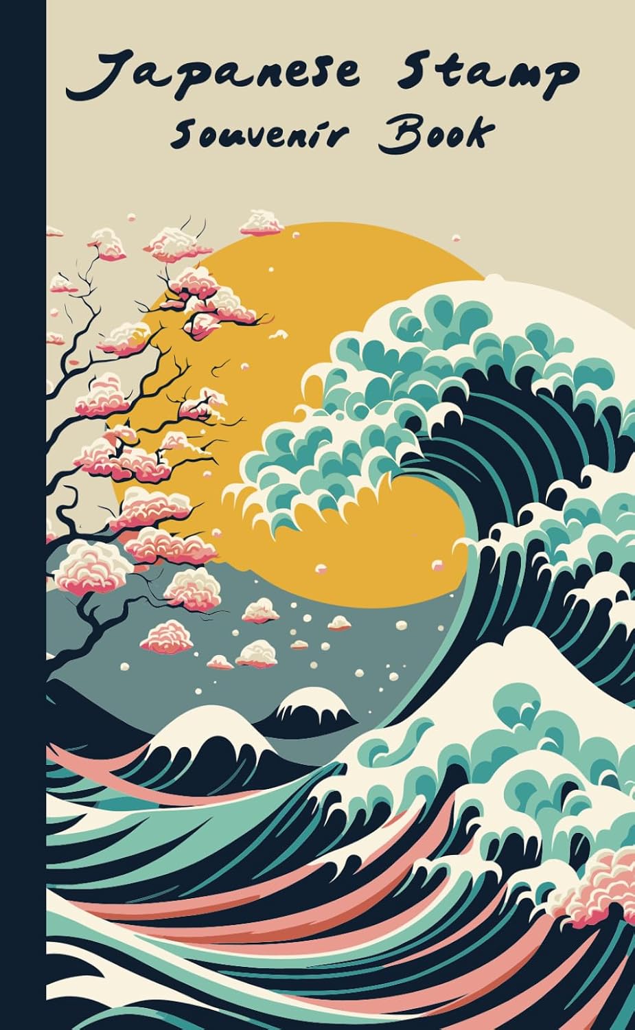 capítulo por capítulo baixar Japanese Stamp Souvenir Book: Collect Train Station Stamps and Other Japanese Stamps During Your Japan Travel | Wave Cover Design