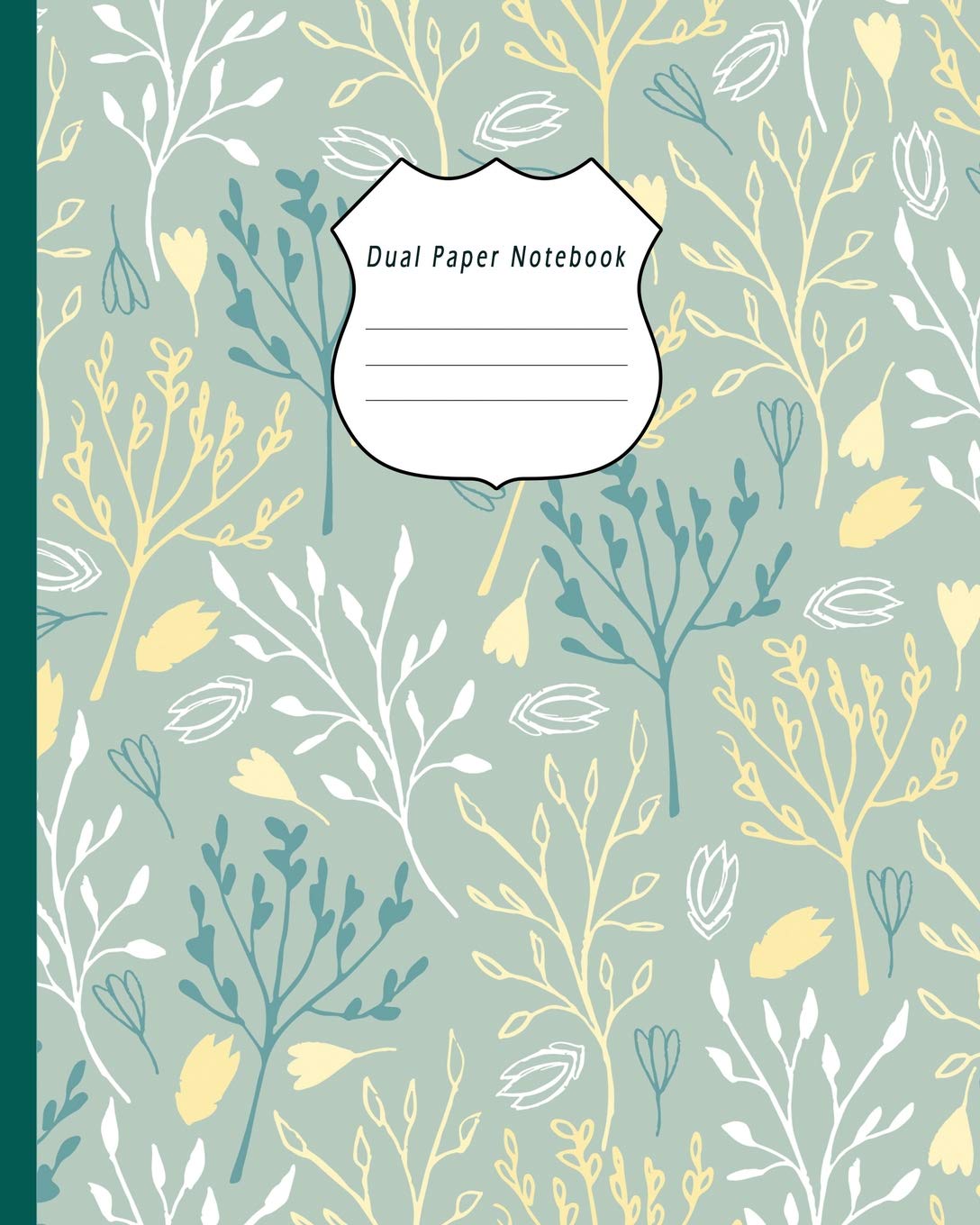 Dual Paper Notebook: Half College Ruled / Half Graph 4x4 Mixed Paper Styles on One Sheet to Get Creative: Coordinate, Grid, Squared, Math Paper, for... Notes, Draw Sketches, Diary Journal Organizer baixar o livro de graça
