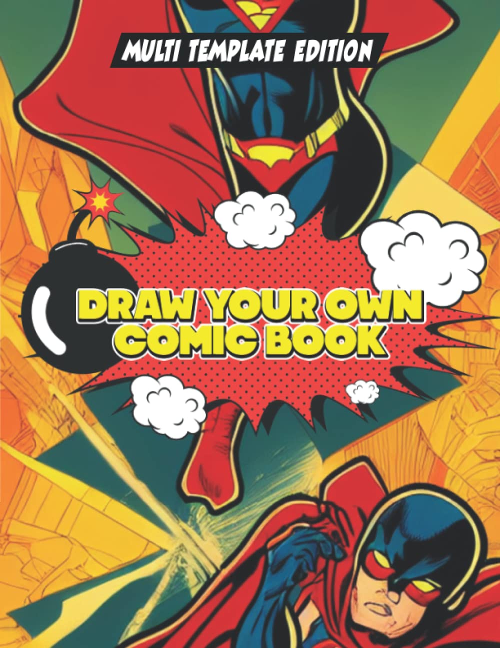 ler totalmente Draw Your Own Comic Book: Blank Comics Storyboard Notebook | Over 120 Pages | Large 8.5" x 11"