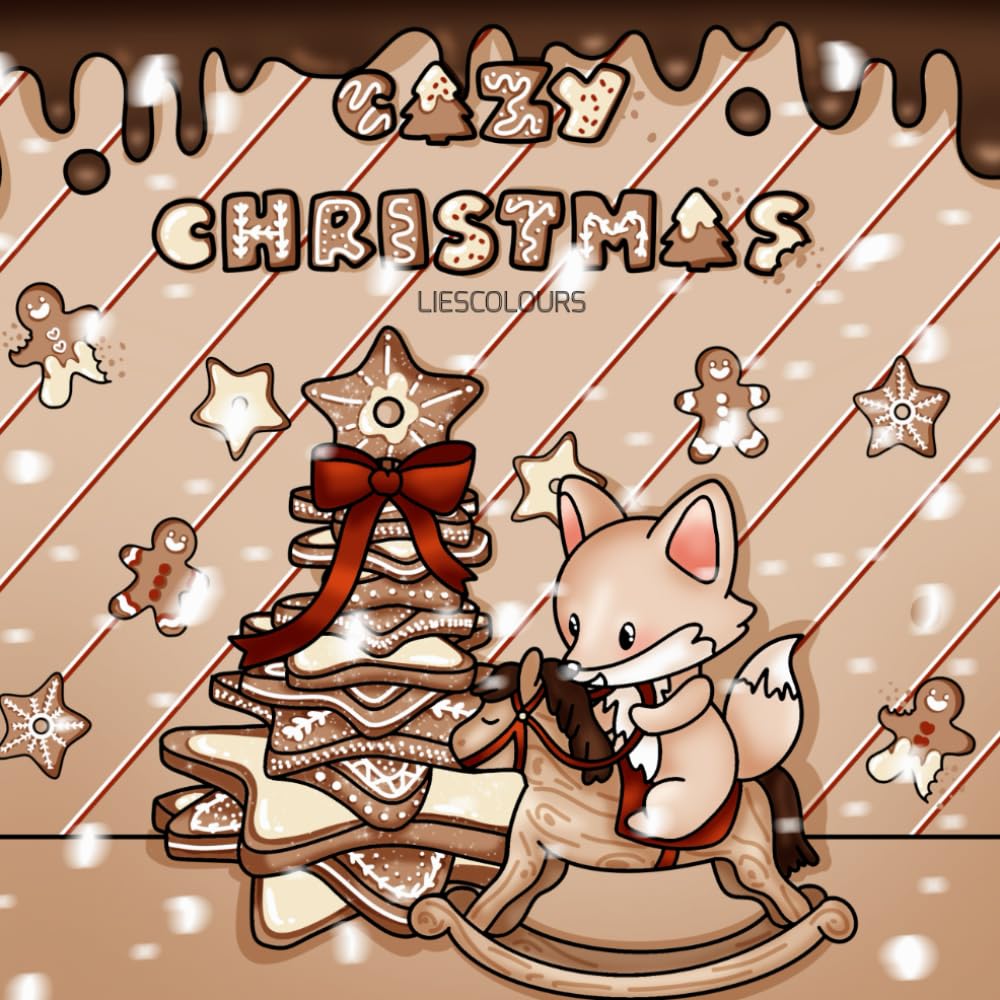 Cozy Christmas: A cute, cozy and christmassy coloring book to brighten up your holidays baixar o livro de graça