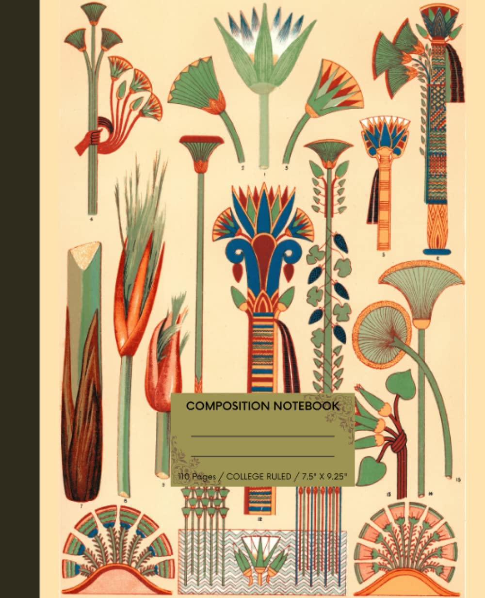 Vintage Historian Composition Notebook Journal: Vintage Historian Composition Notebook, Aesthetic Vintage Composition Notebook Egyptian, 110 7.5" x 9.25" College Ruled Pages baixar livro de graça