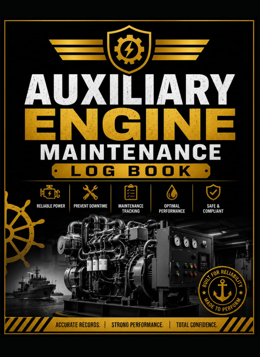 capítulo por capítulo baixar Auxiliary Engine Maintenance Log Book: Professional Marine Engine Maintenance Record for Inspections, Preventive and Corrective Maintenance, Engine... Repairs, Parts and Service Documentation