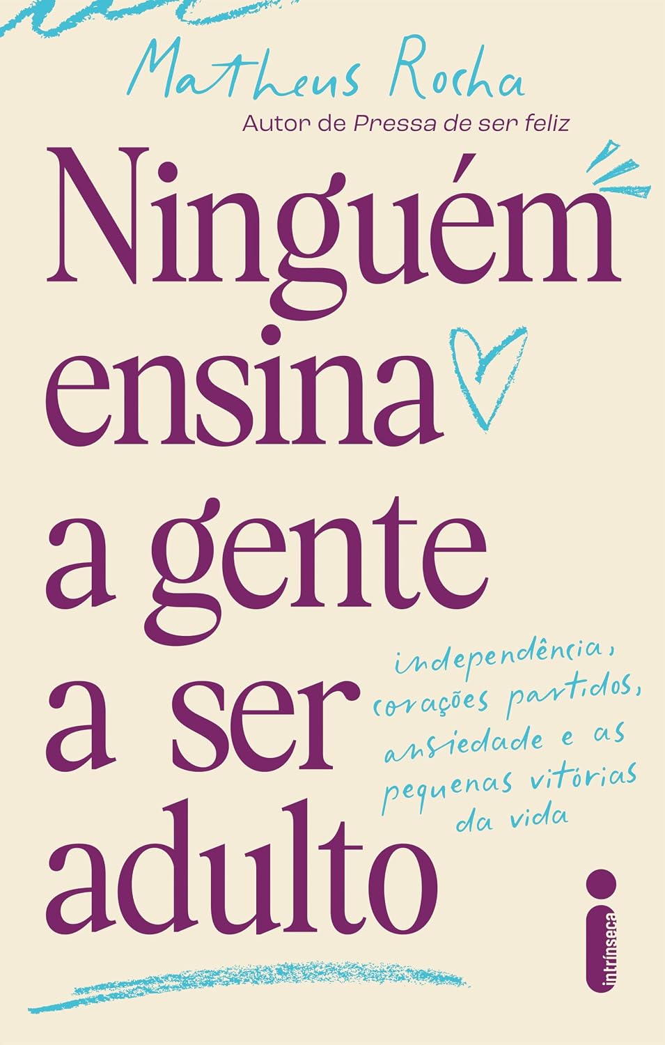 ler totalmente Ninguém ensina a gente a ser adulto: Independência, corações partidos, ansiedade e as pequenas vitórias da vida