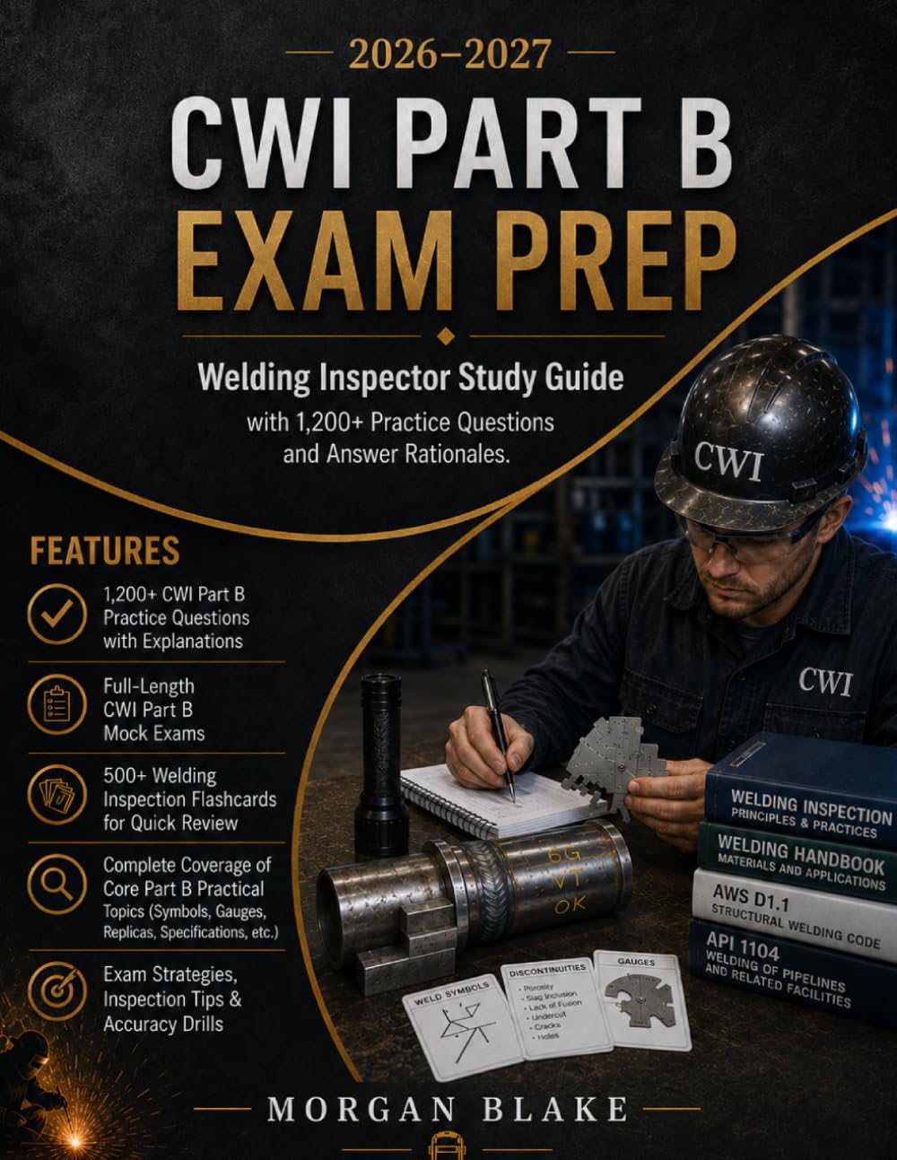 CWI PART B EXAM PREP 2026-2027: Welding Inspector Study Guide With 1,200+ Practice Questions And Answer Rationales