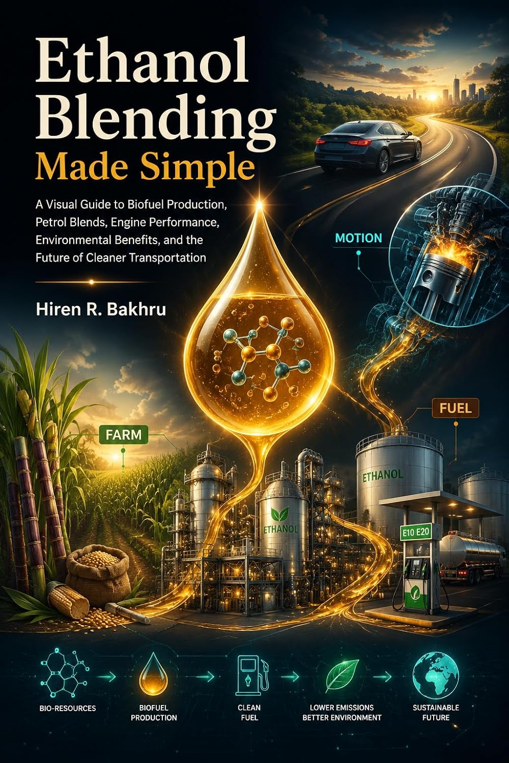 ler totalmente Ethanol Blending Made Simple: A Visual Guide to Biofuel Production, Petrol Blends, Engine Performance, Environmental Benefits, and the Future of Cleaner Transportation (English Edition)