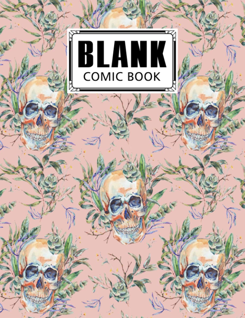 Blank Comic Book: Skull Cover, Create Your Own Story, Journal, Notebook, Sketchbook for Kids and Adults, 120 Pages - Size 8.5" x 11" Notebook by Sonke Zeller baixar livro de graça
